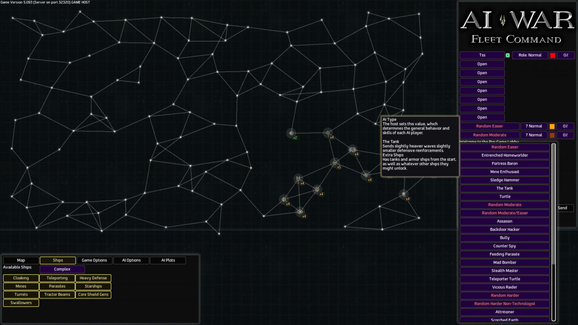 Screenshot for AI War: Fleet Command