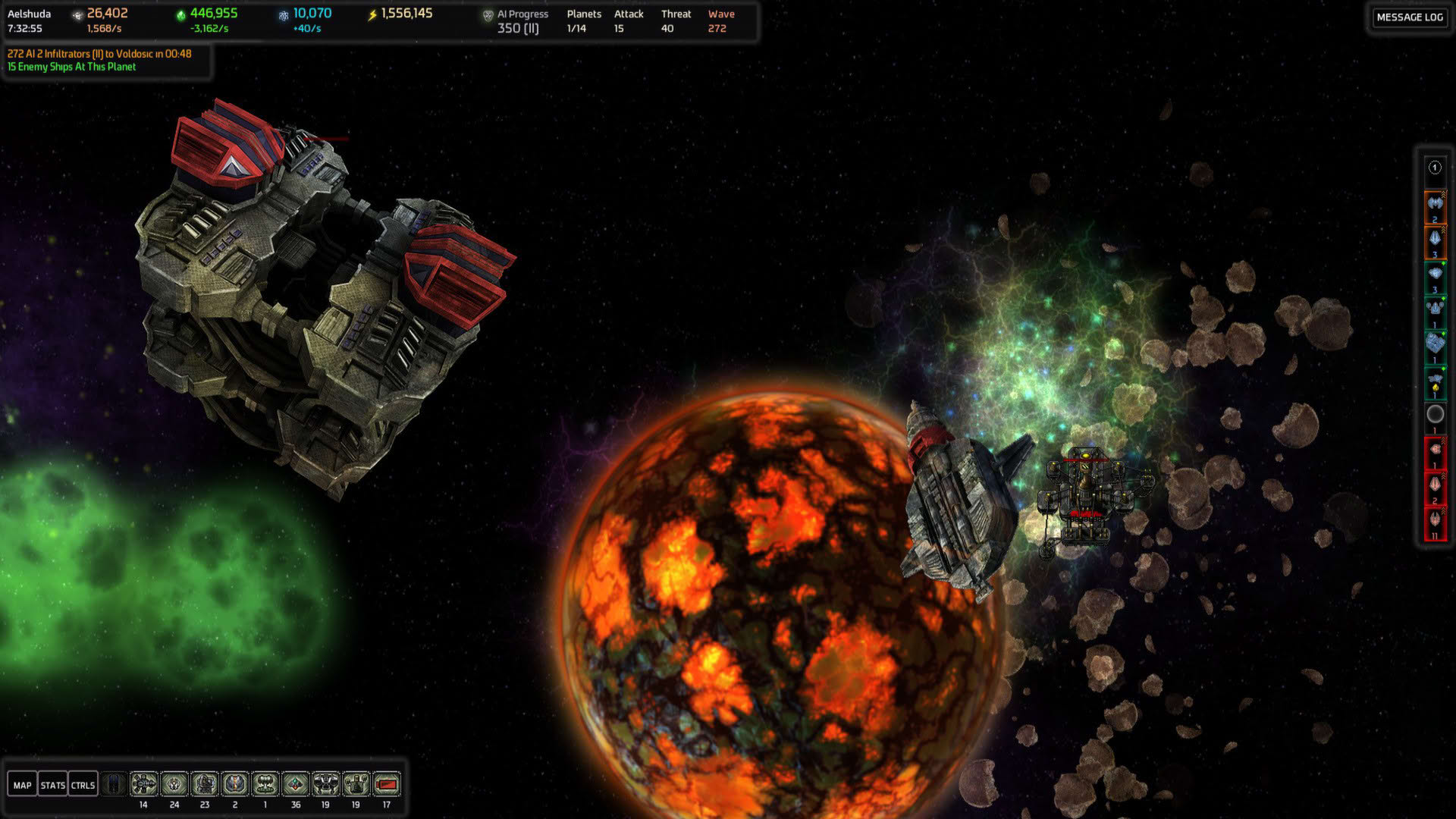 Screenshot for AI War: Fleet Command