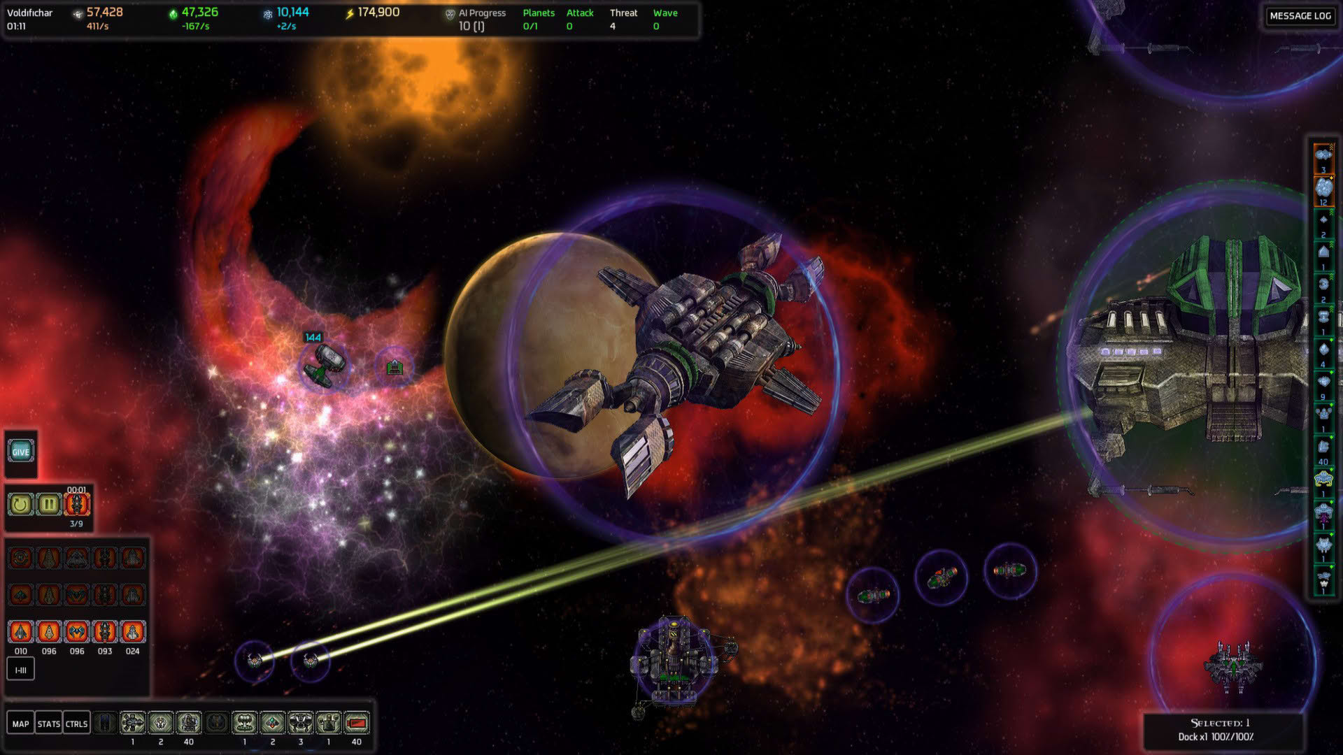 Screenshot for AI War: Fleet Command