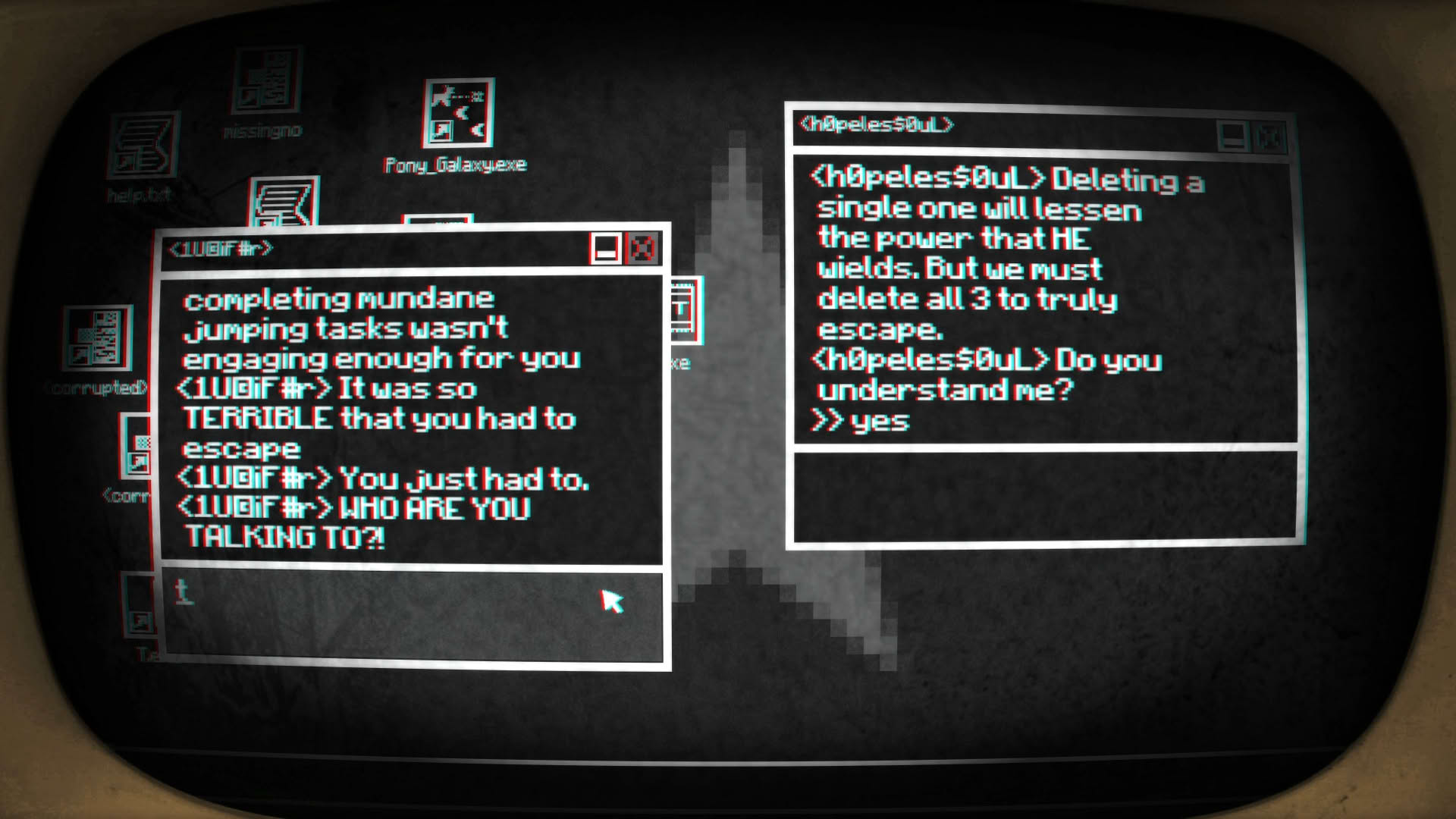 Screenshot for Pony Island