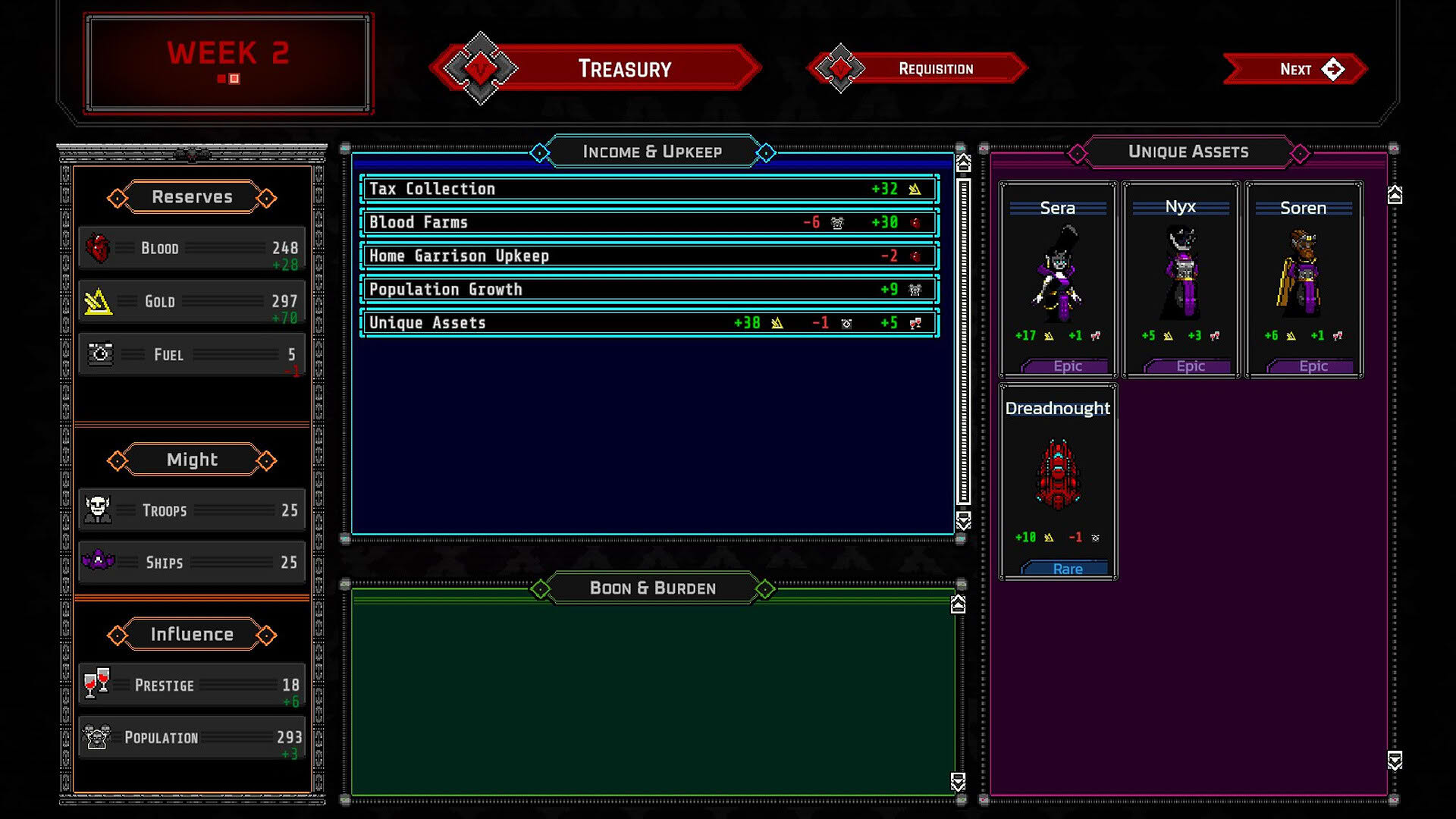Screenshot for Vampolitics: Vassals of the Void
