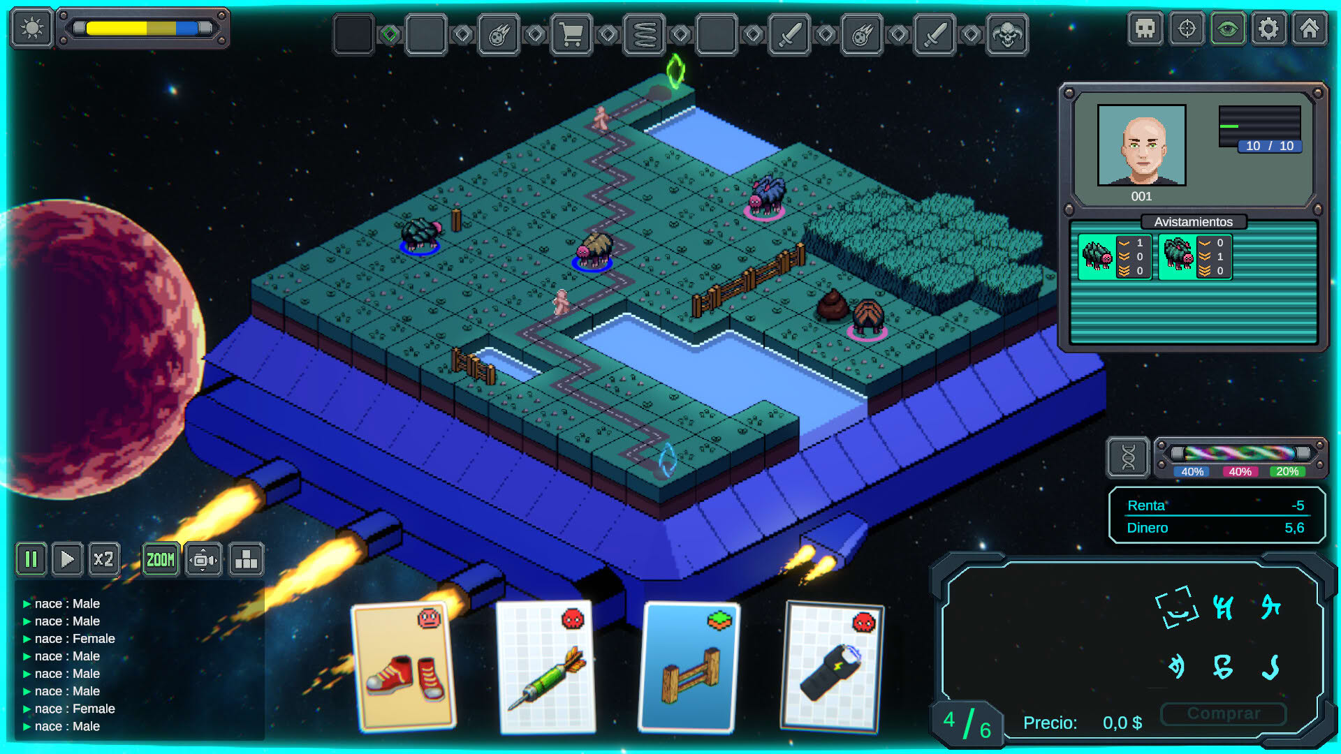 Screenshot for Space Evolver