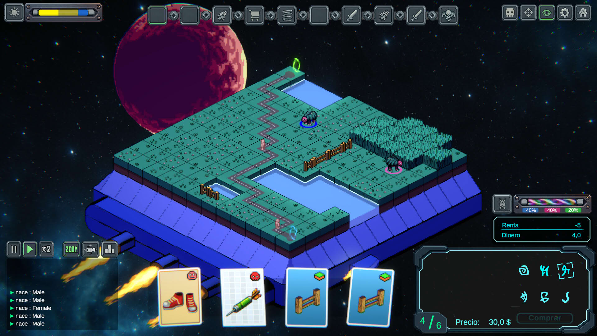 Screenshot for Space Evolver