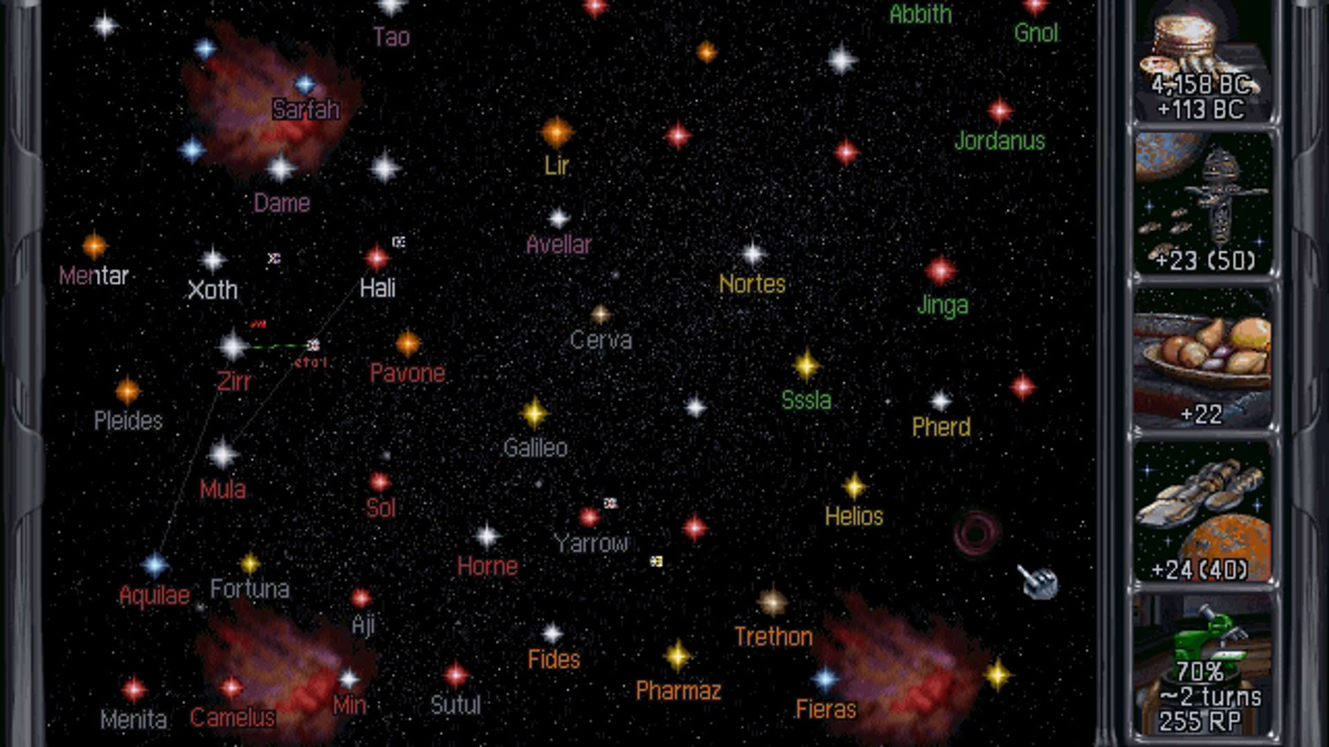Screenshot for Master of Orion II: Battle at Antares