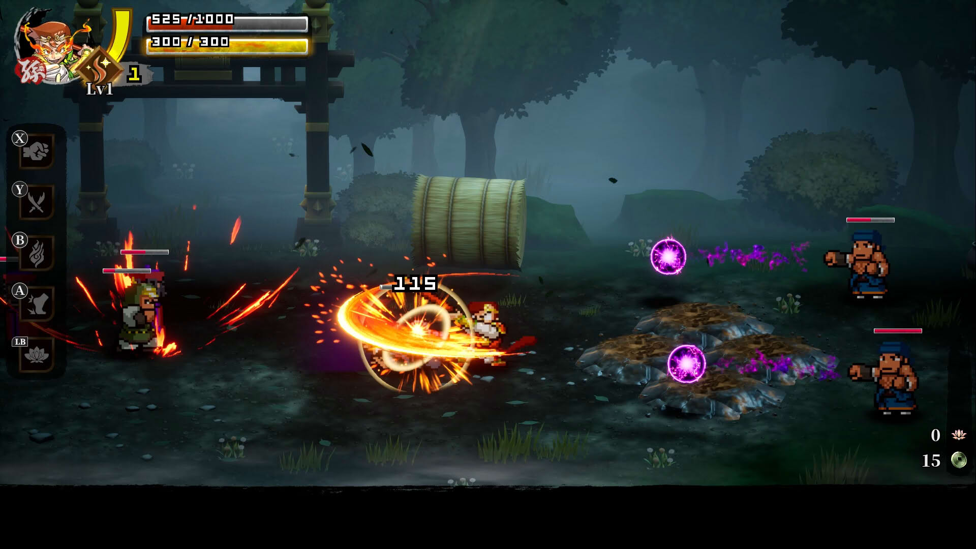 Screenshot for River City Saga: Journey to the West