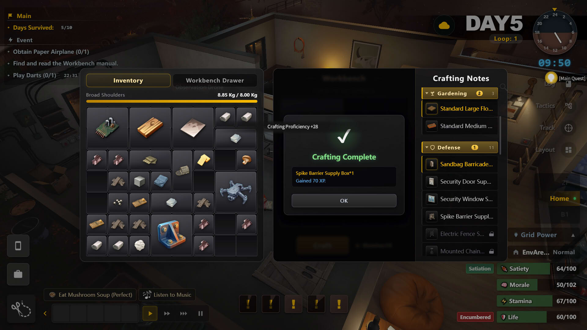 Screenshot for Survival Log