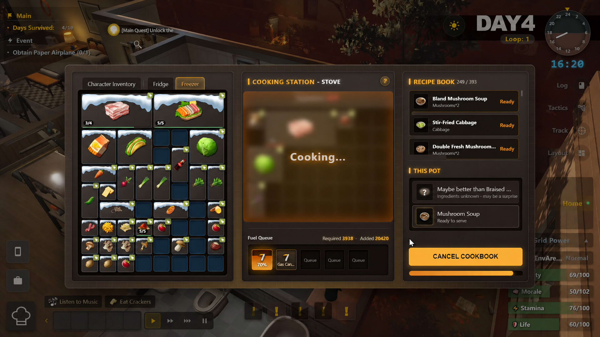 Screenshot for Survival Log
