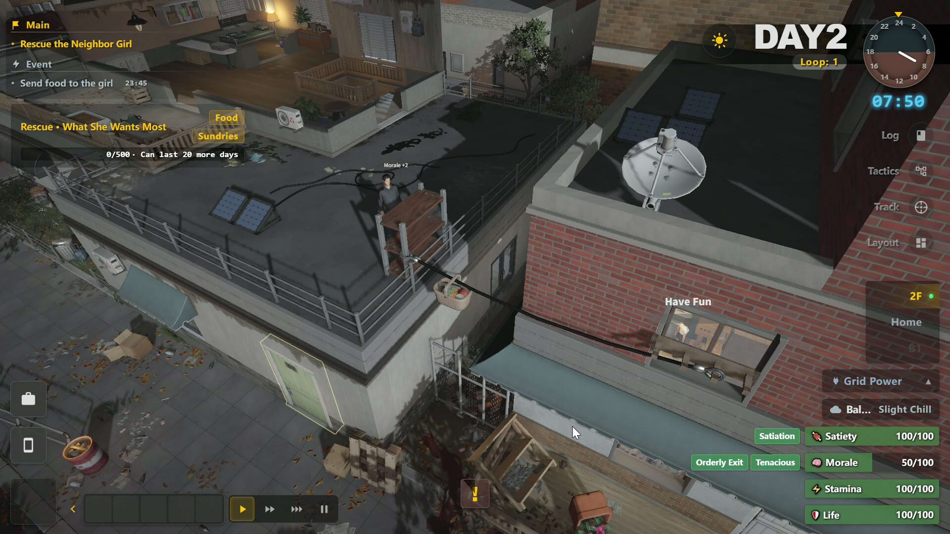 Screenshot for Survival Log