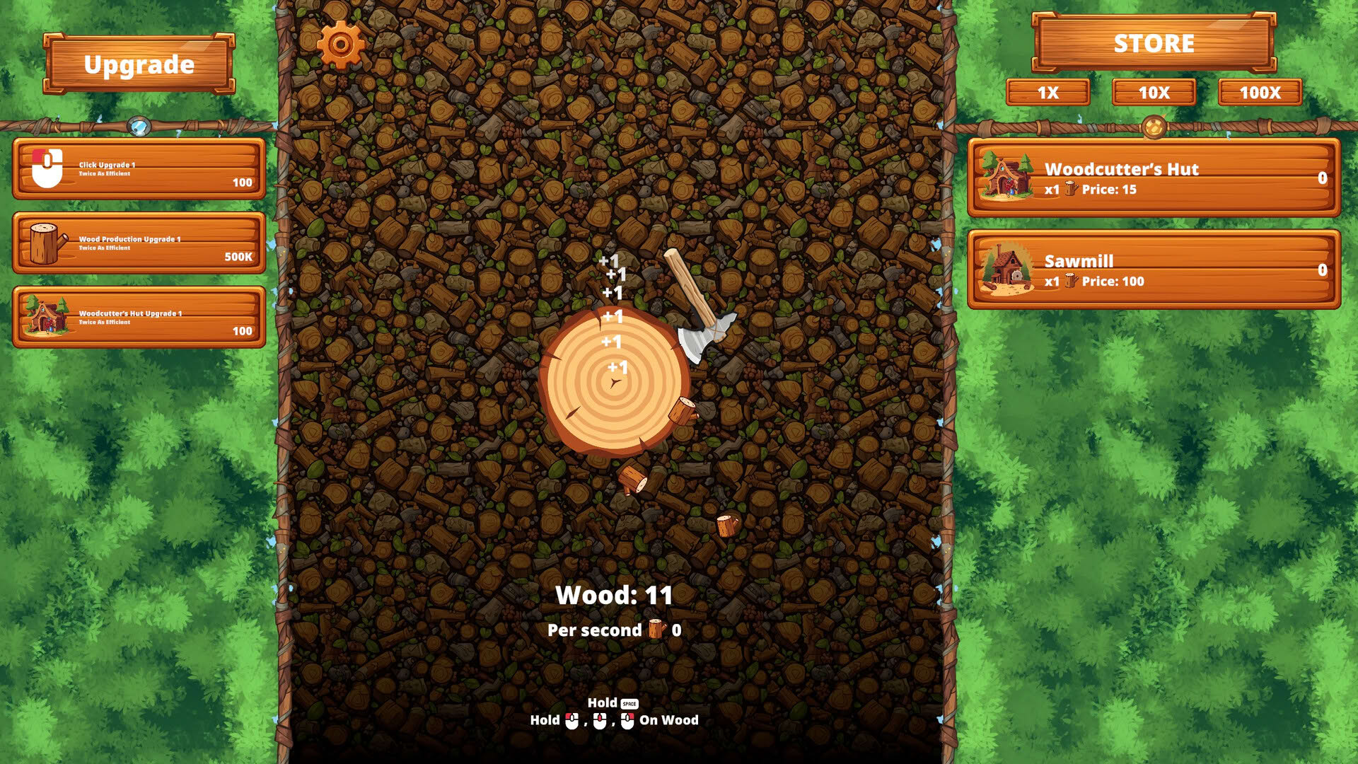Screenshot for Wood Clicker