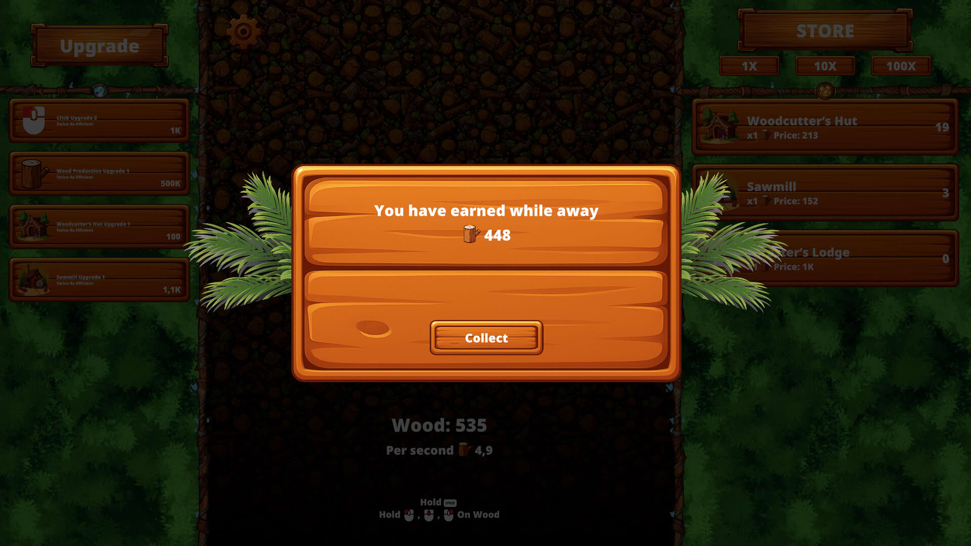 Screenshot for Wood Clicker
