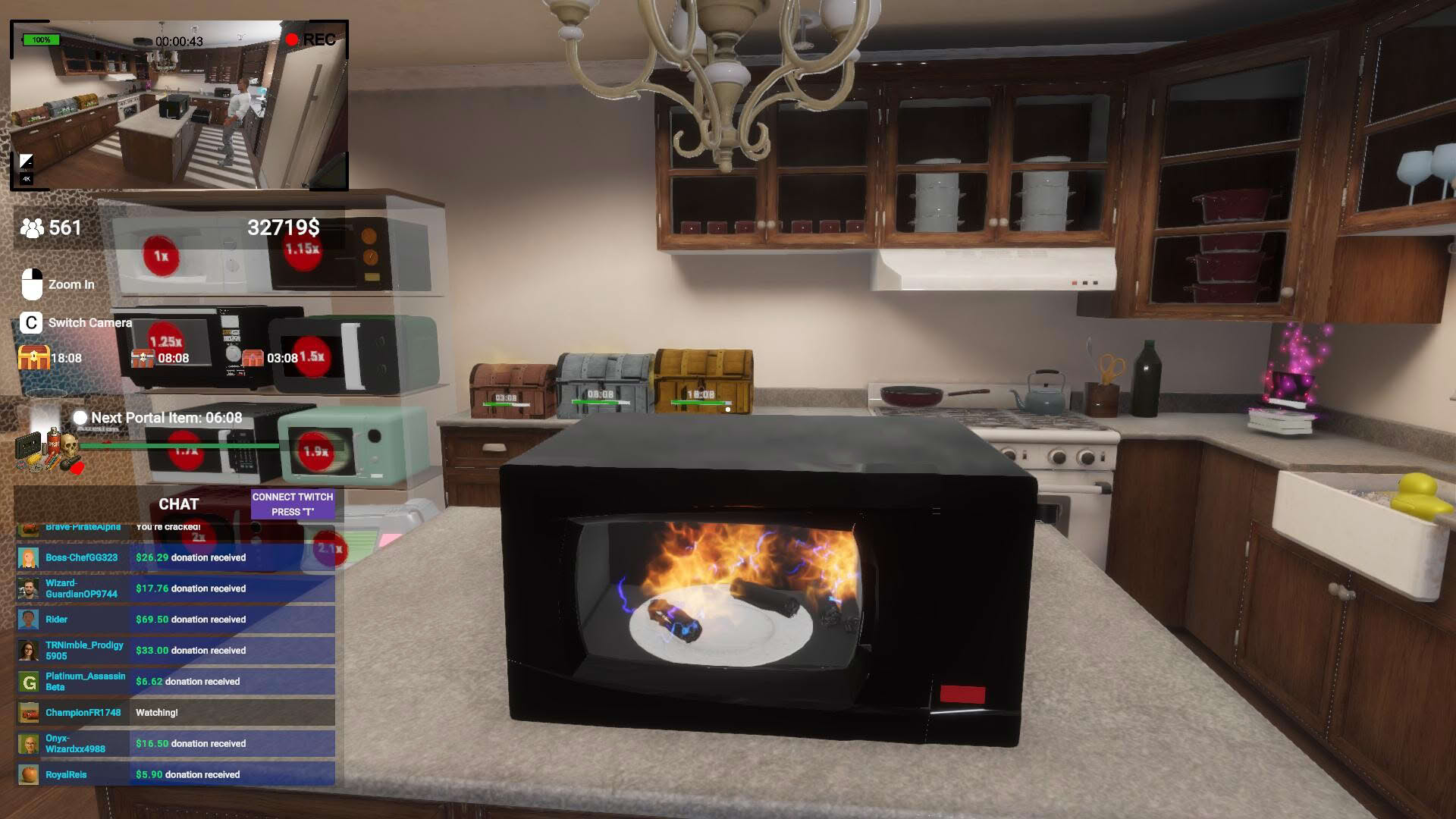 Screenshot for Microwave Simulator