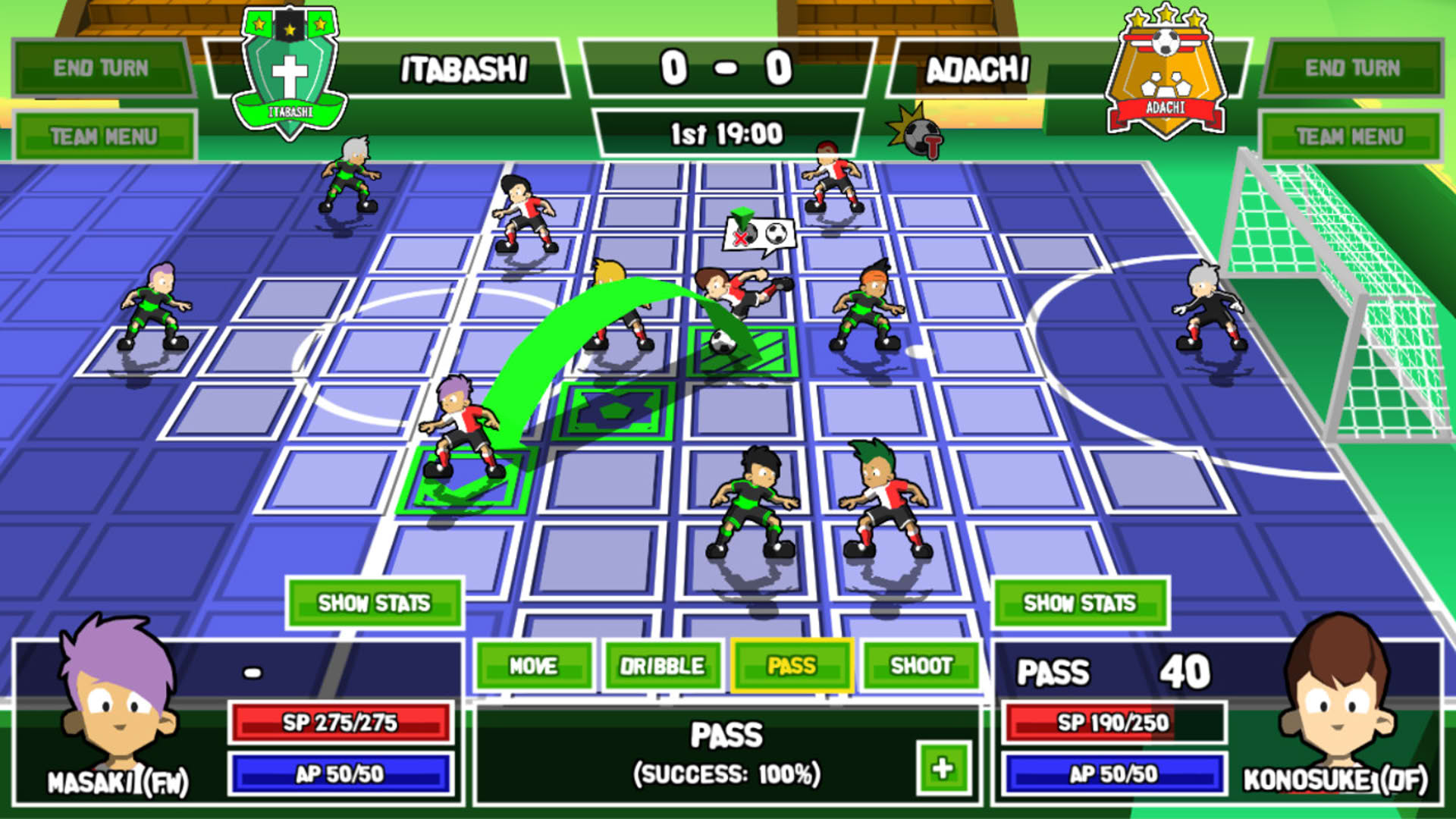 Screenshot for Ganbare! Super Strikers