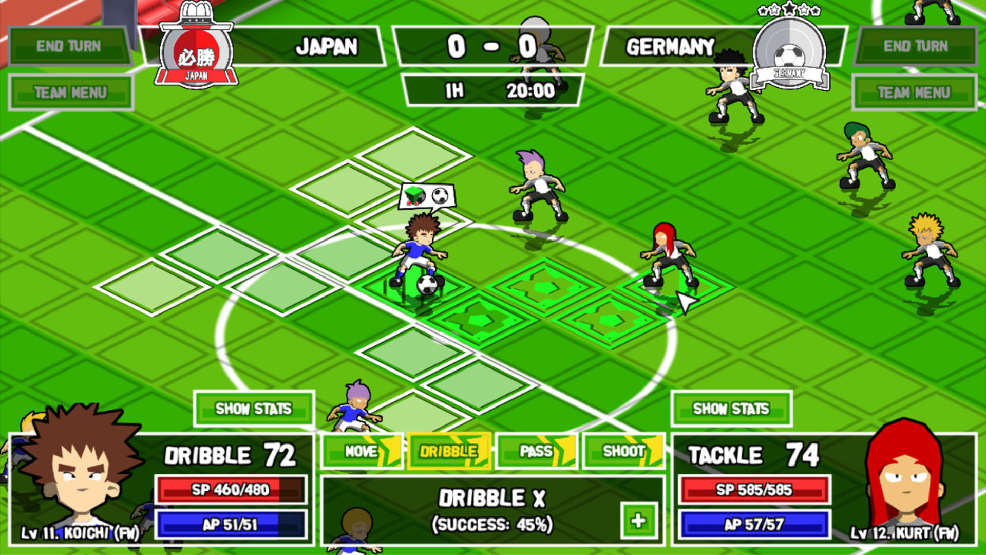 Screenshot for Ganbare! Super Strikers