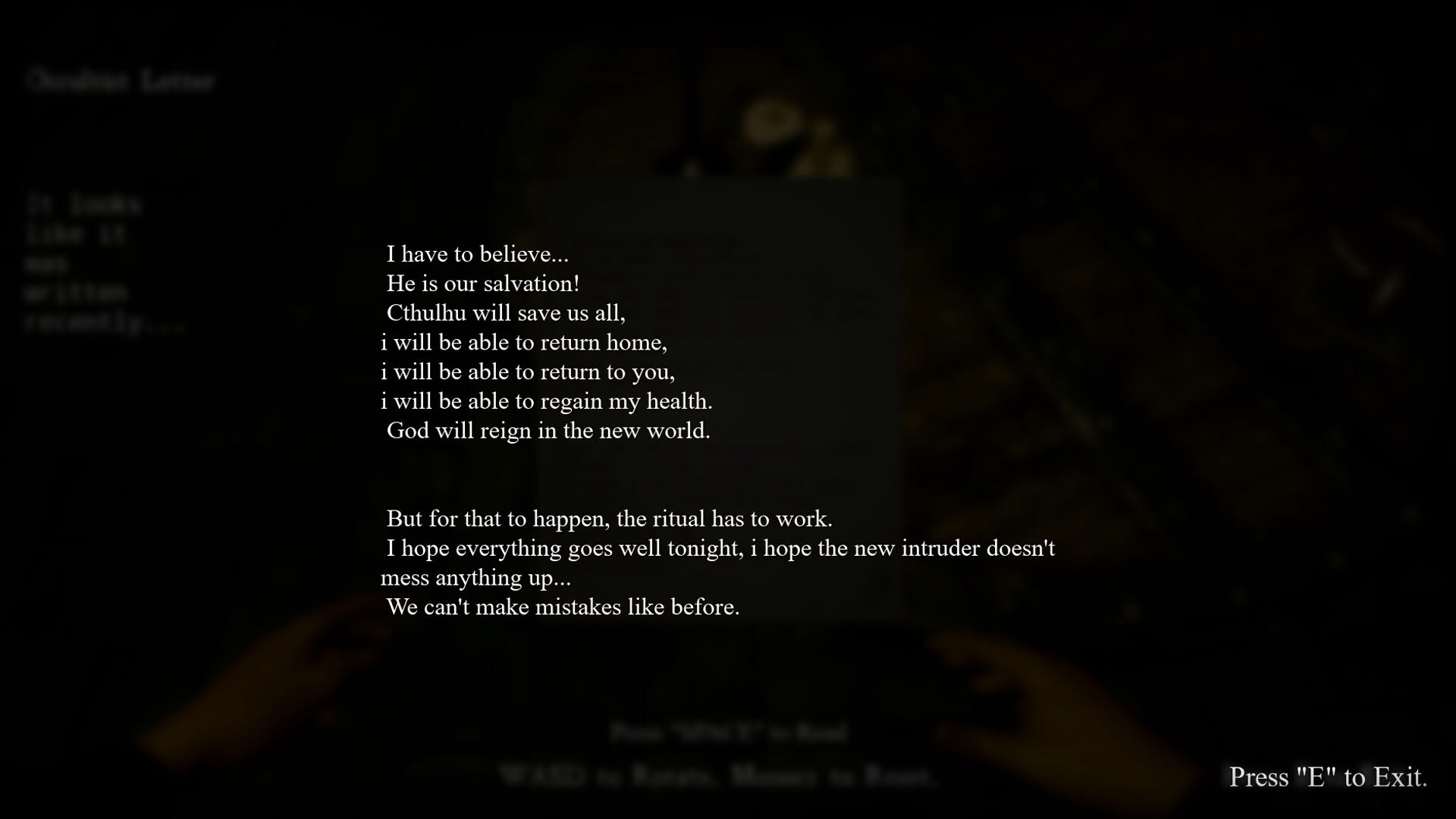 Screenshot for Lost Sanity: Cthulhu