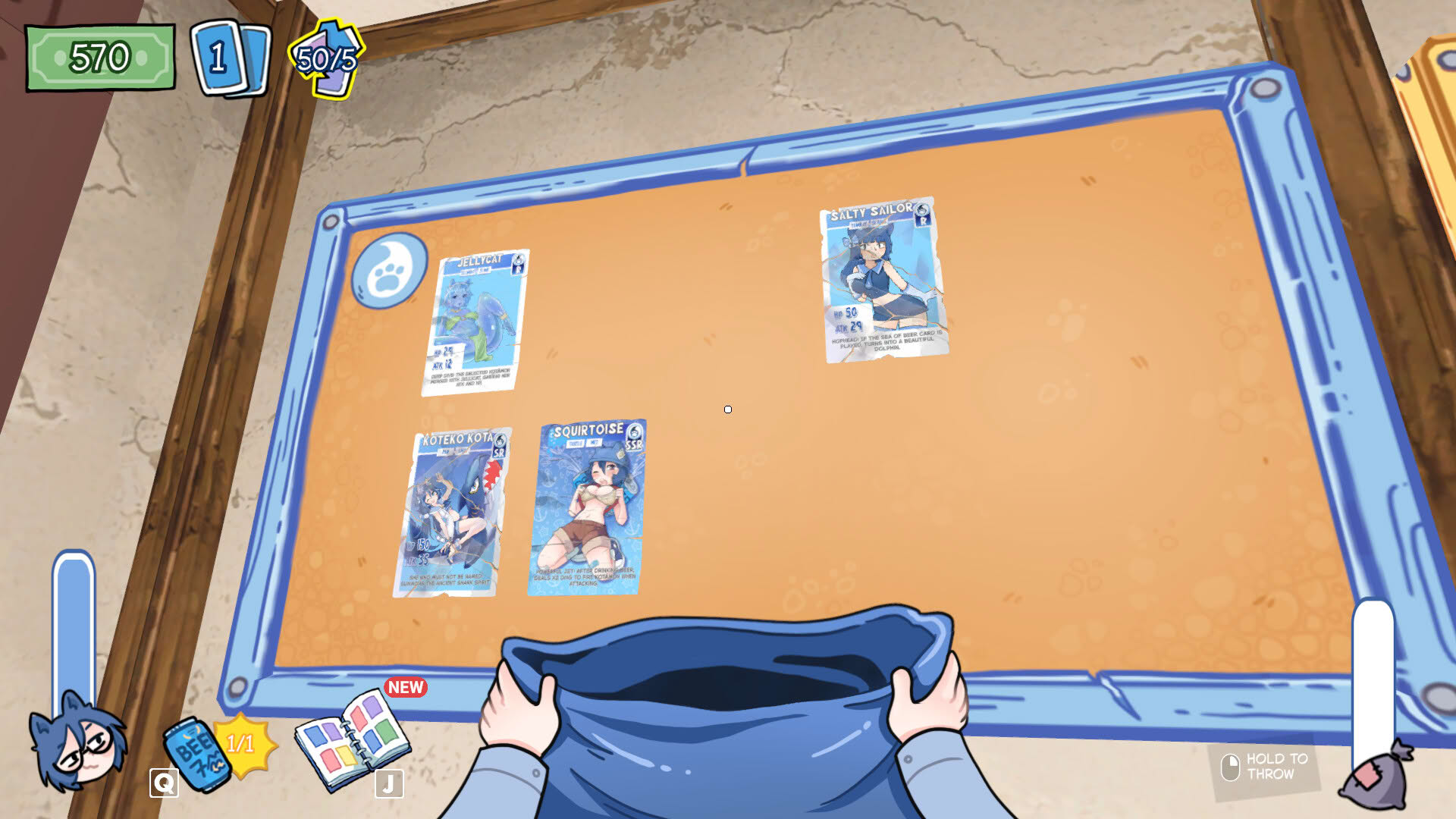 Screenshot for Kotamon: My Sis Found a Super-Rare Card in Her Cereal Box, so I Became a Garbage Man to Find the Entire Collection and Earn $1,000,000