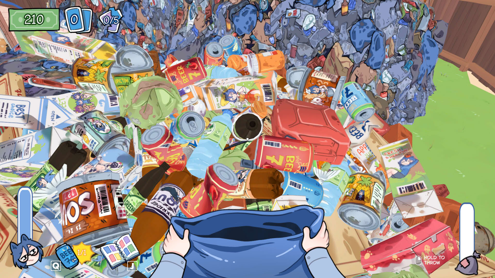 Screenshot for Kotamon: My Sis Found a Super-Rare Card in Her Cereal Box, so I Became a Garbage Man to Find the Entire Collection and Earn $1,000,000