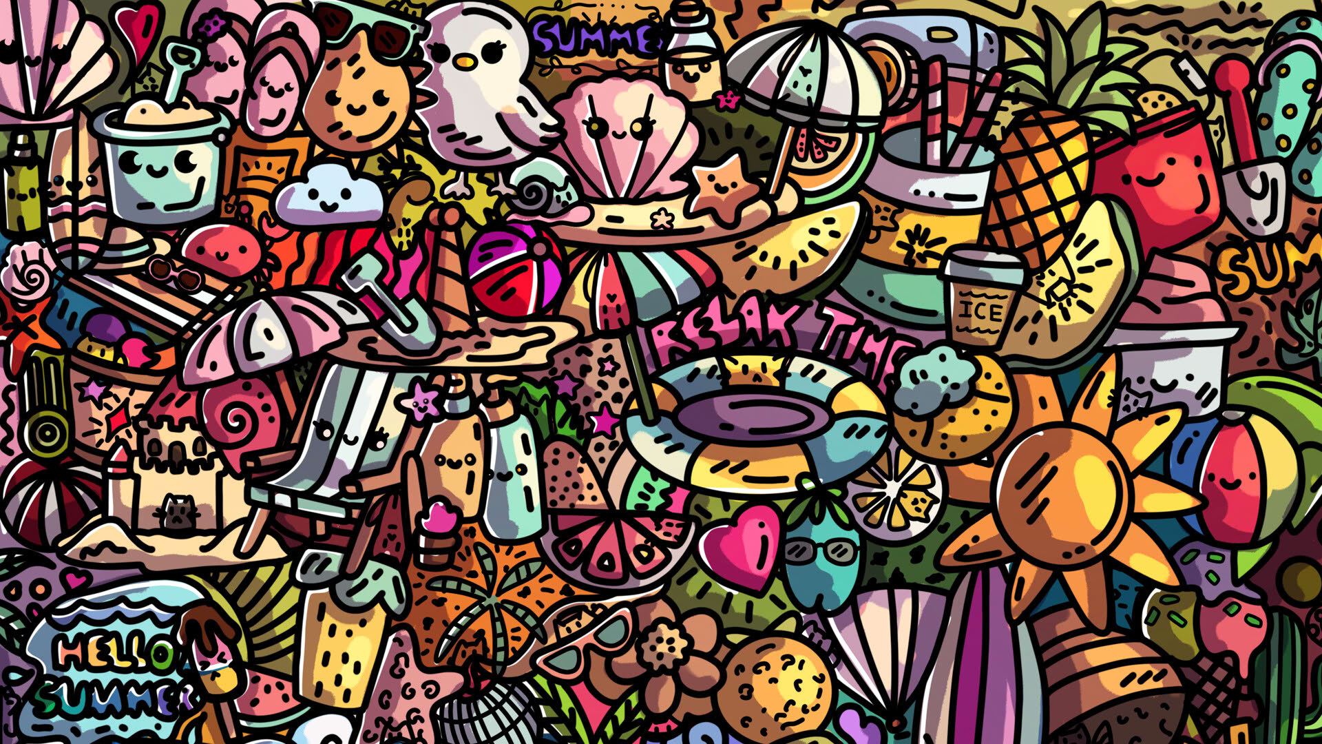 Screenshot for 100 Summer Cats
