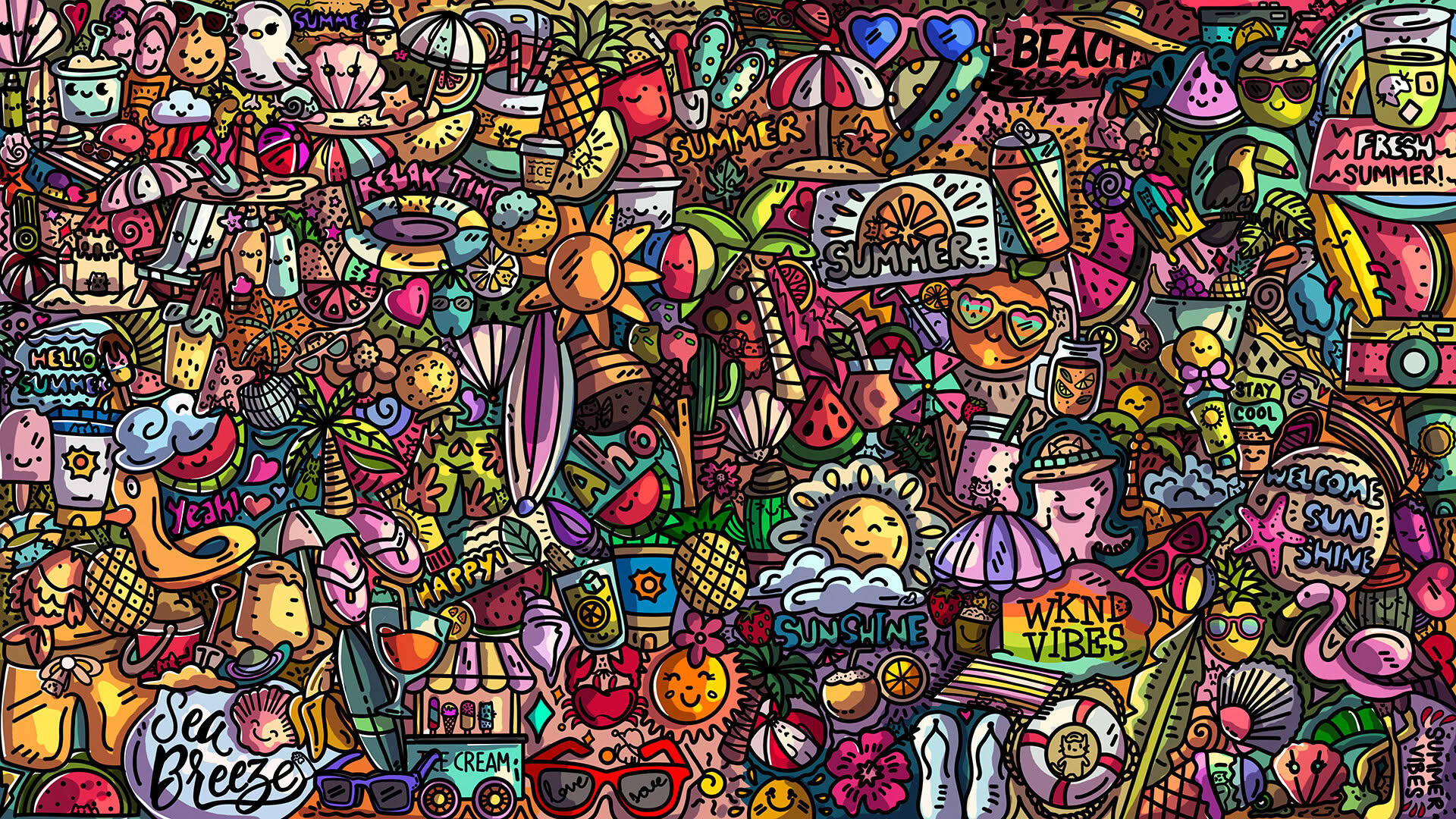 Screenshot for 100 Summer Cats