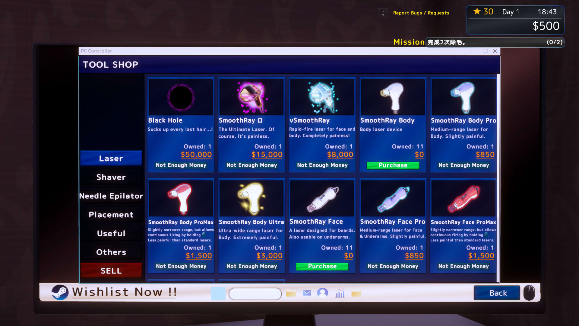 Screenshot for Hair Removal Salon Simulator