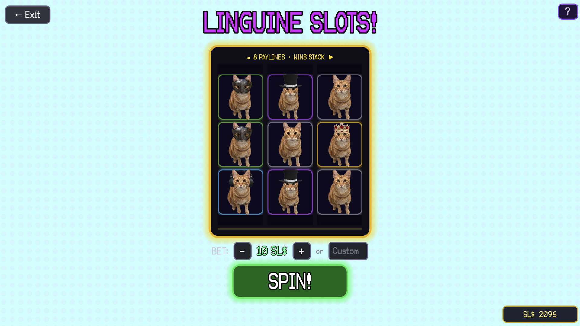 Screenshot for Silly Linguine Cat Simulator Deluxe Online