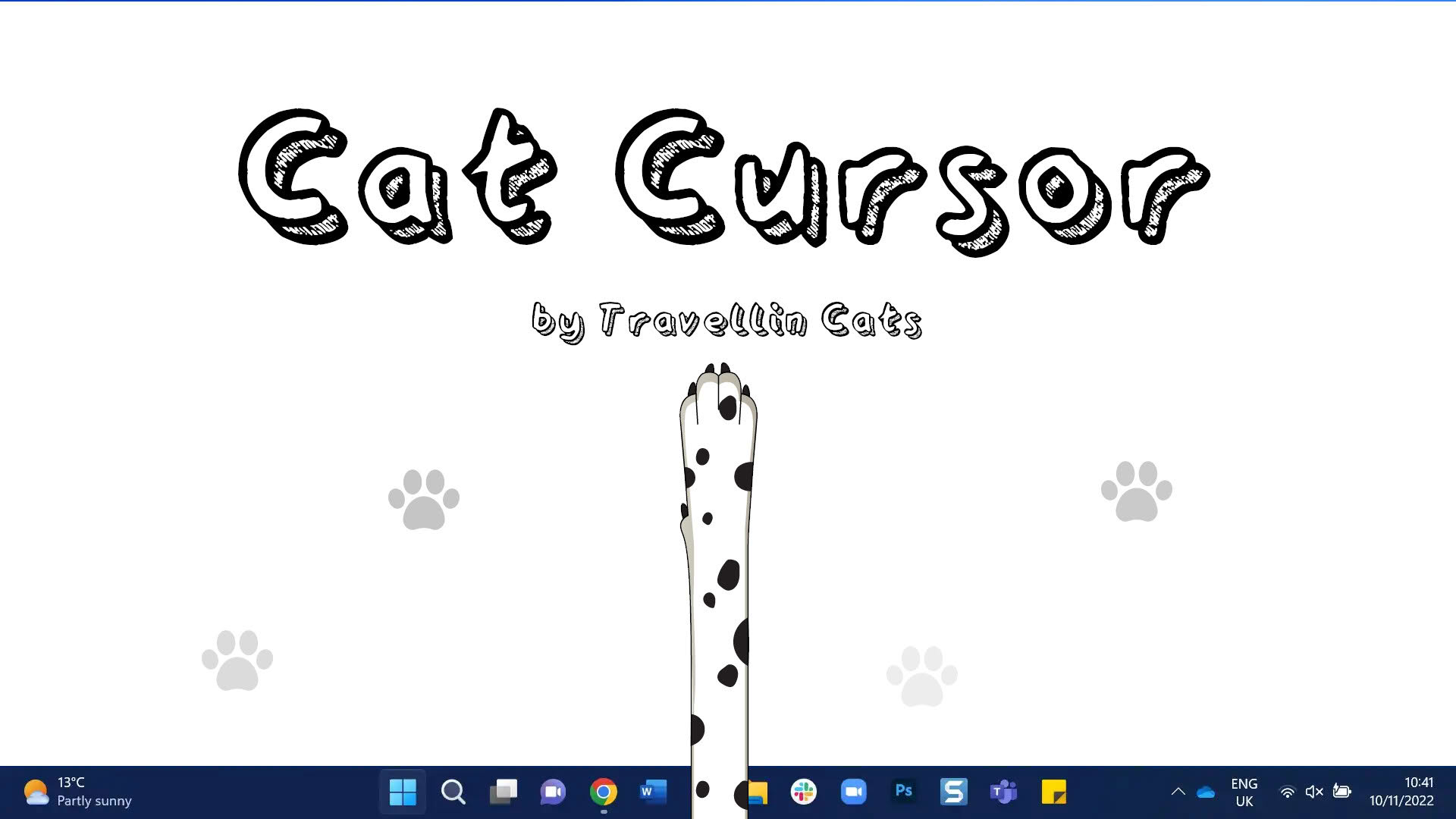 Screenshot for Cat Cursor by Travellin Cats