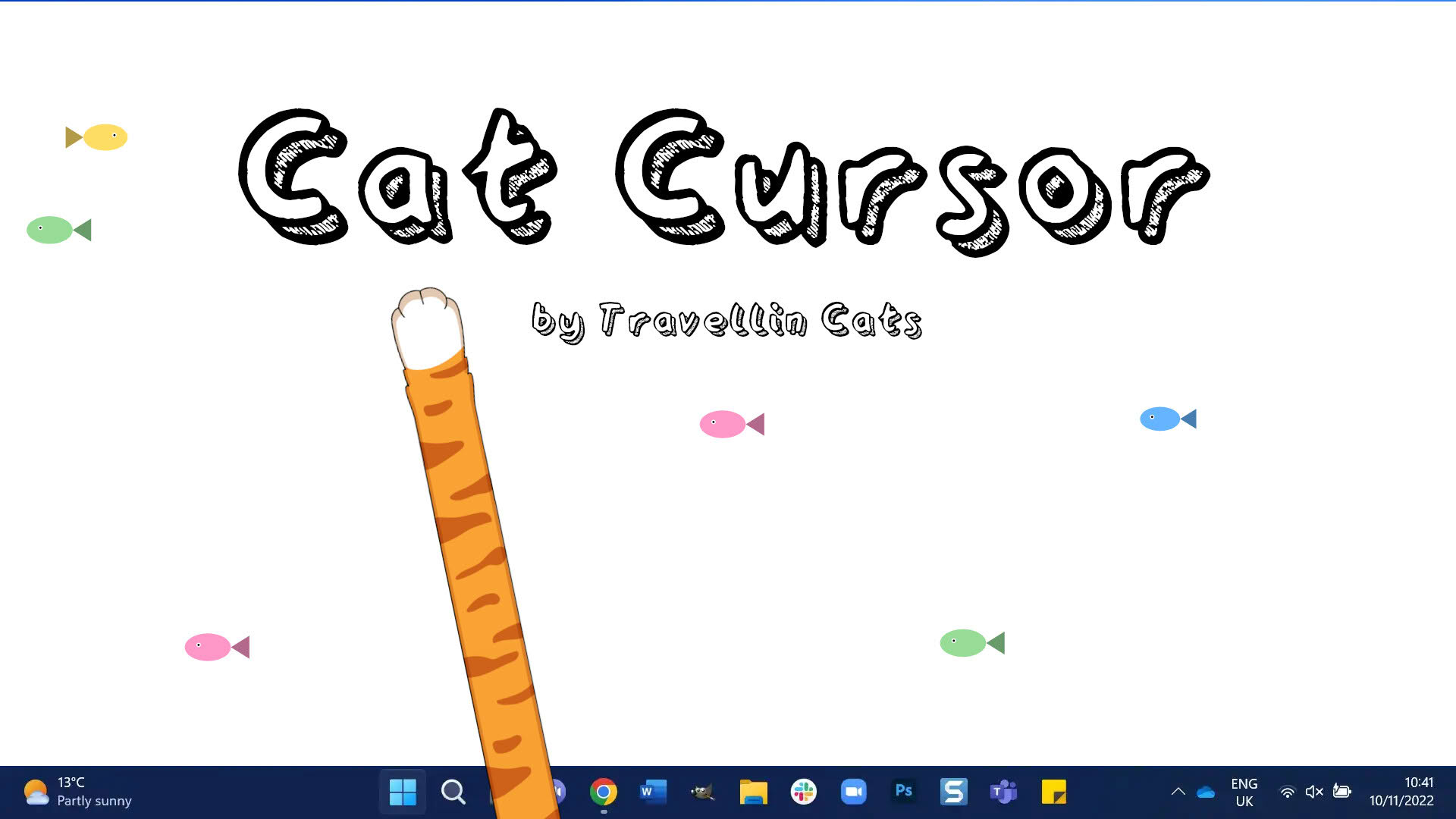 Screenshot for Cat Cursor by Travellin Cats
