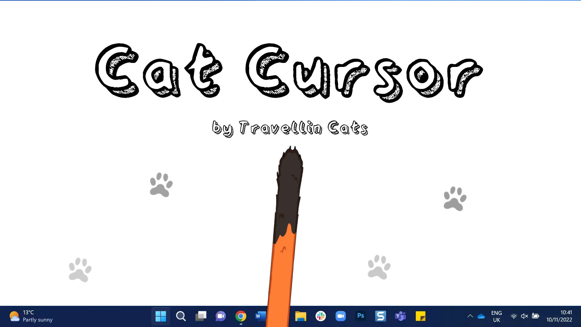 Screenshot for Cat Cursor by Travellin Cats