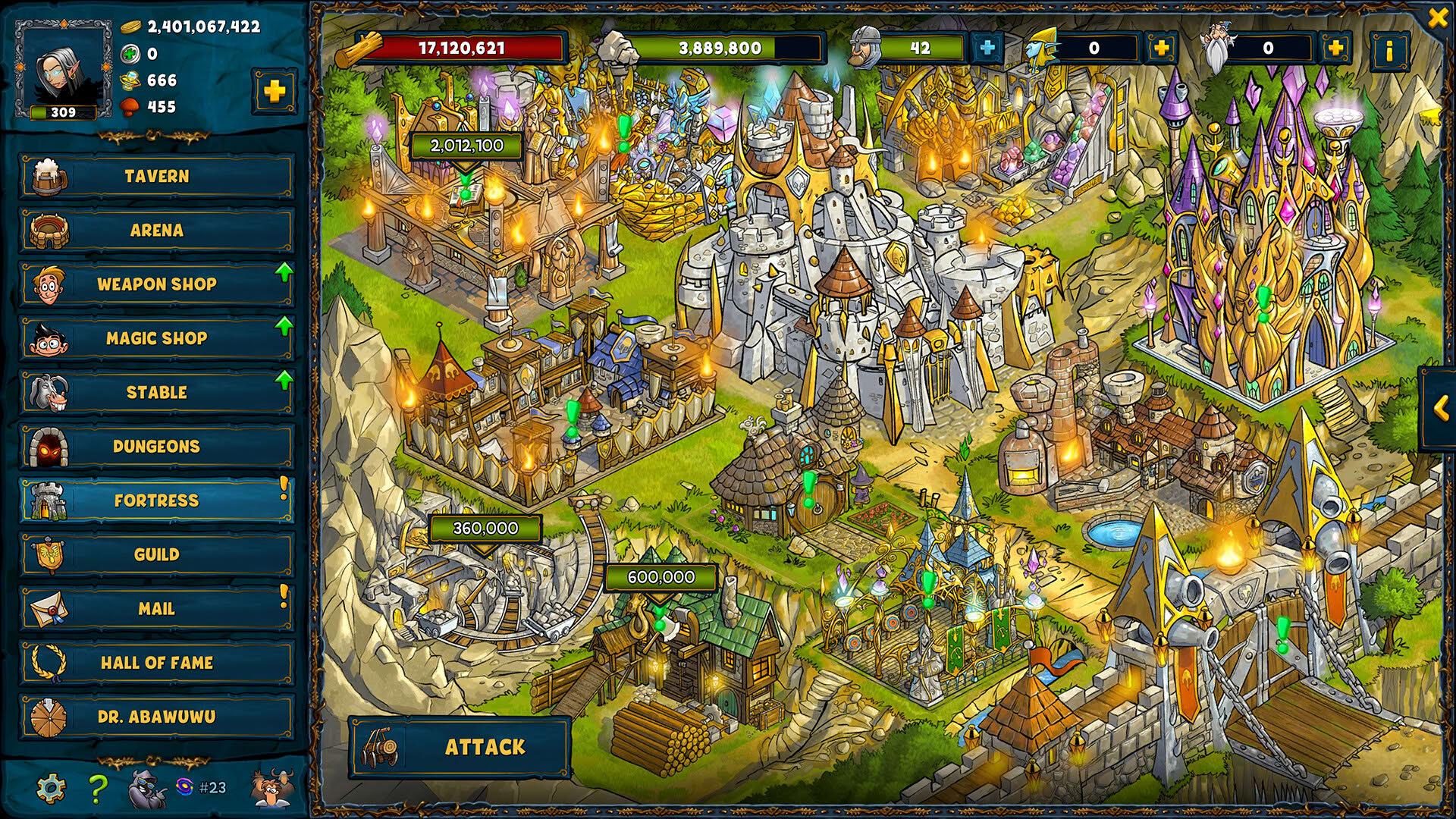 Screenshot for Shakes and Fidget