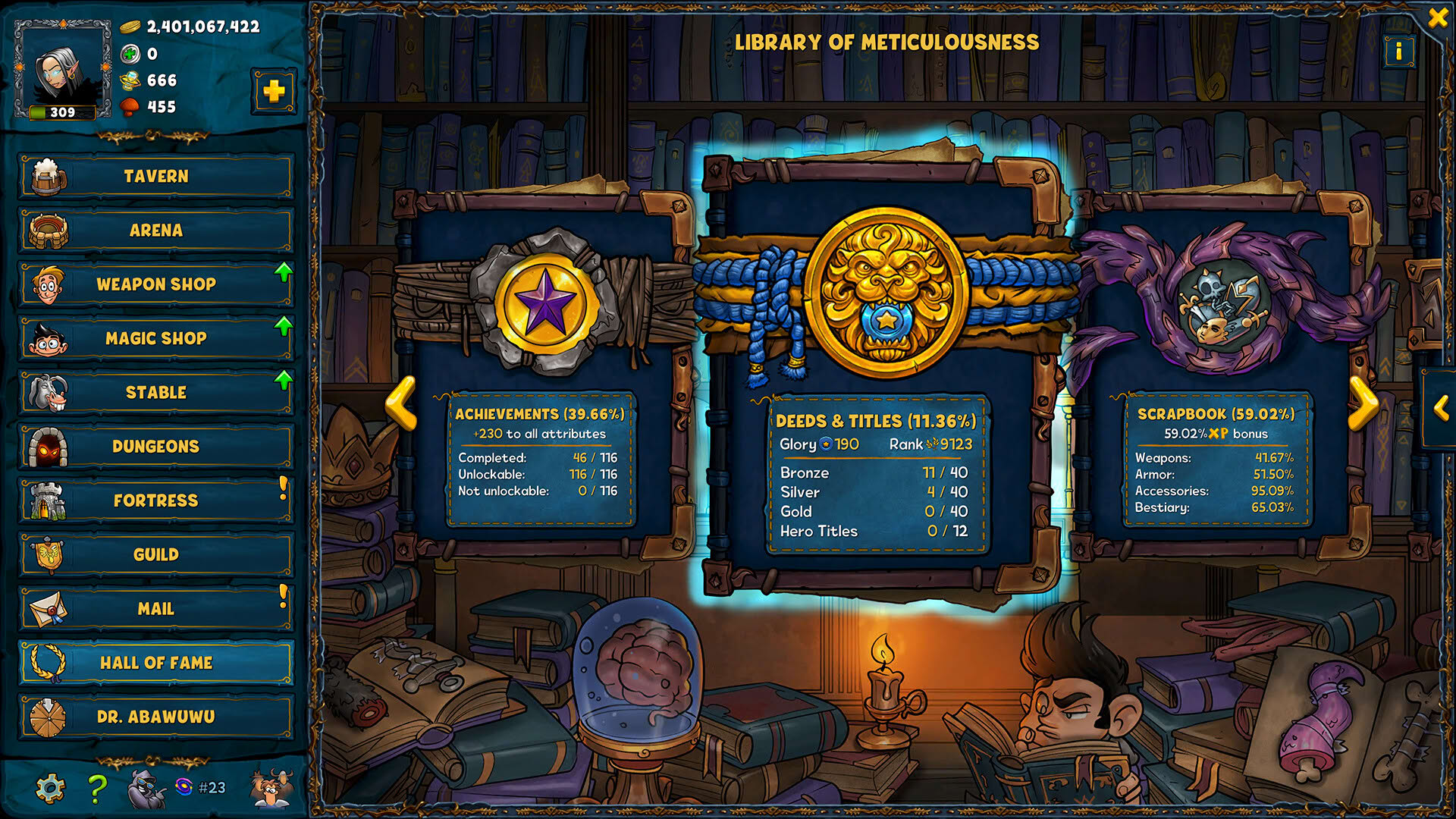 Screenshot for Shakes and Fidget