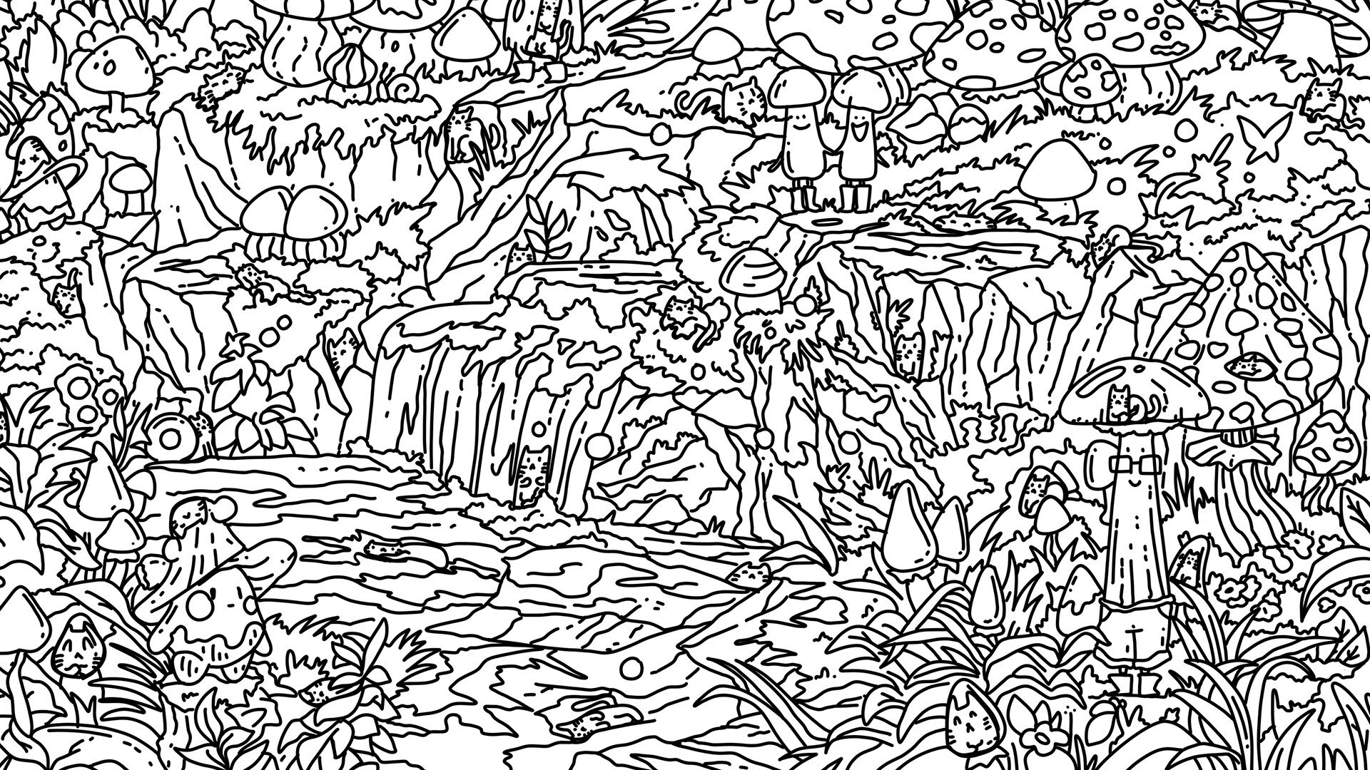 Screenshot for 100 Mushroom Cats