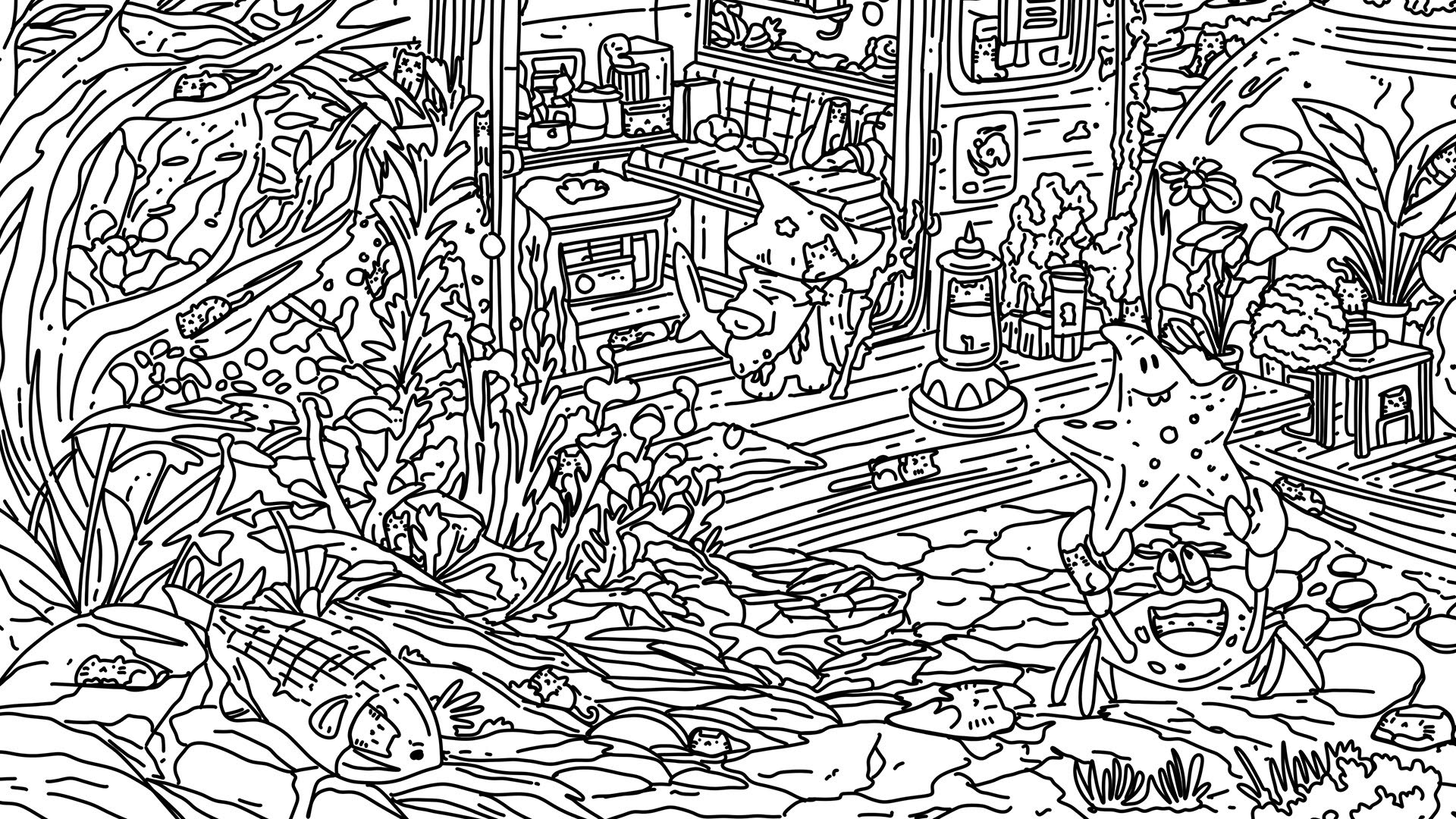 Screenshot for 100 Undersea Cats