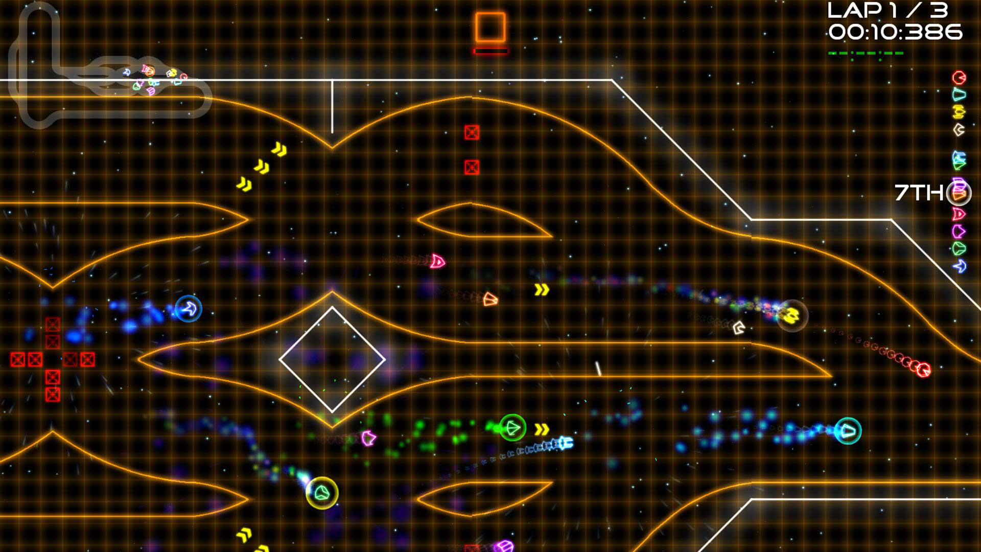 Screenshot for Super Laser Racer
