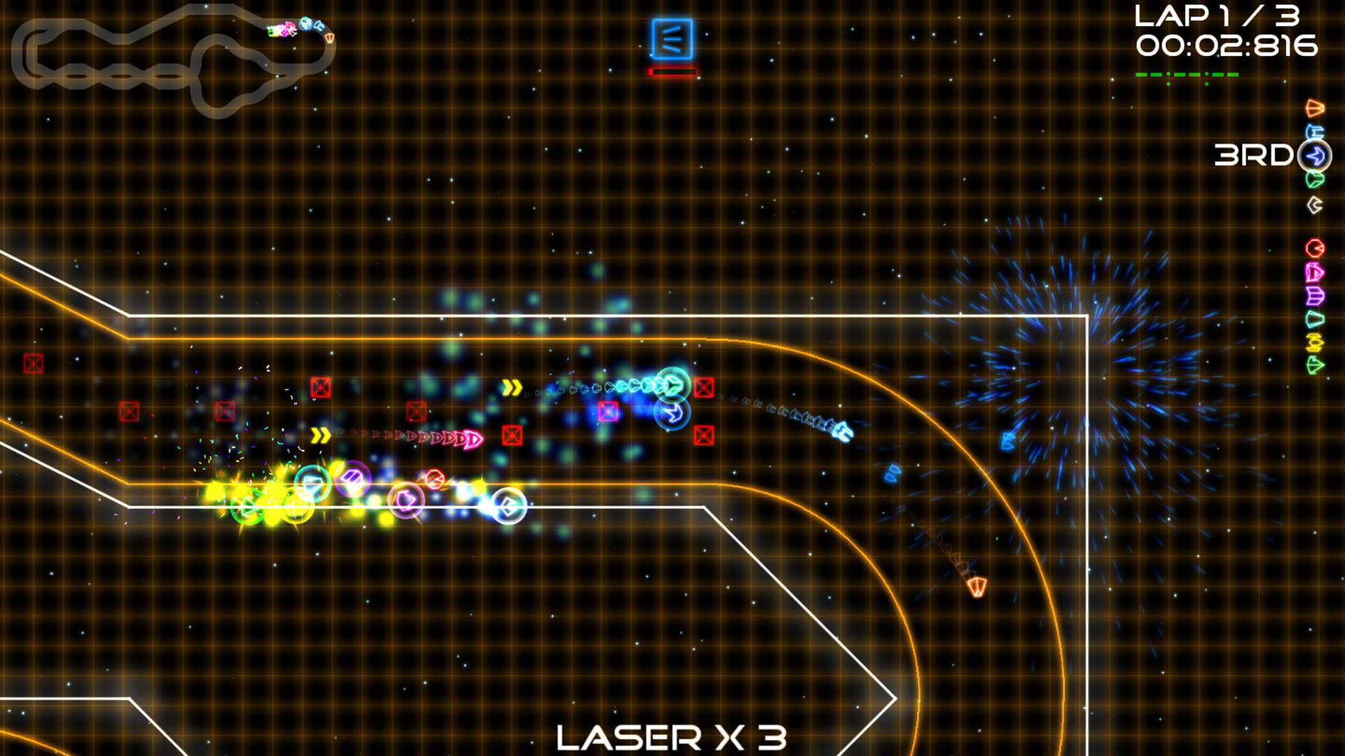 Screenshot for Super Laser Racer