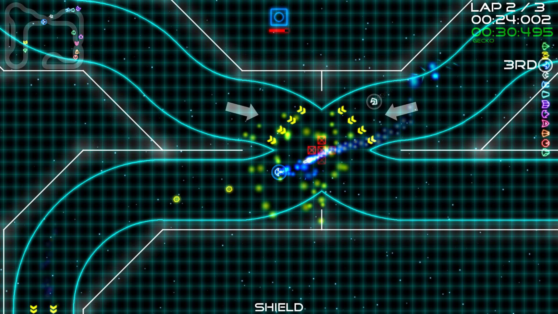 Screenshot for Super Laser Racer