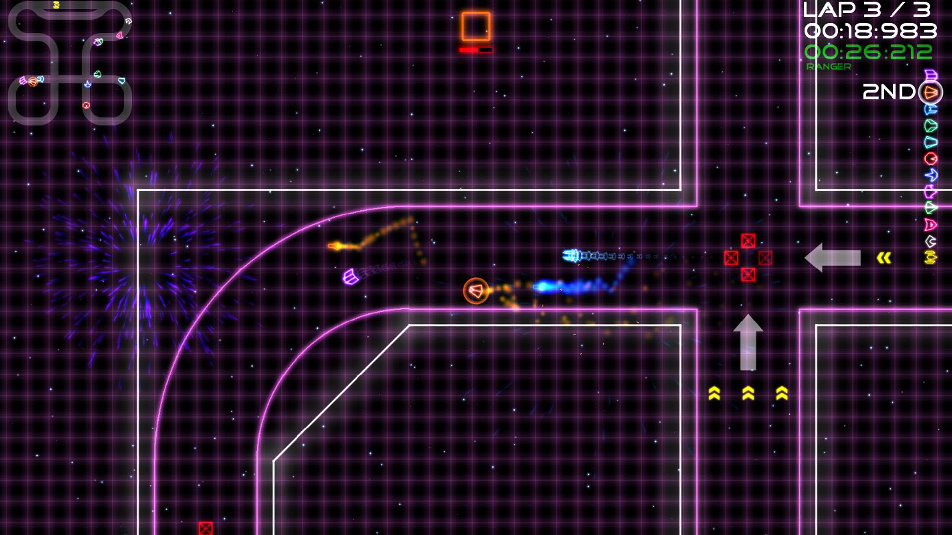 Screenshot for Super Laser Racer