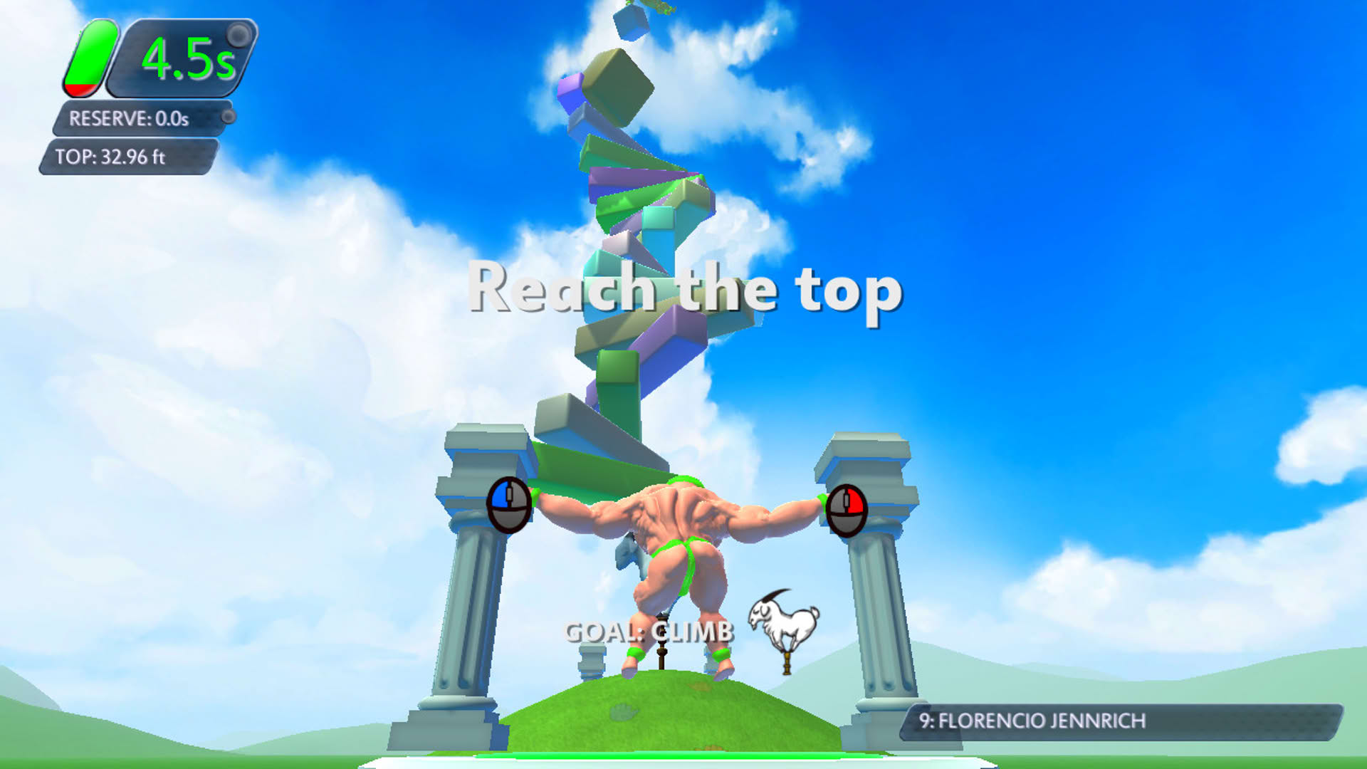 Screenshot for Mount Your Friends 3D: A Hard Man is Good to Climb