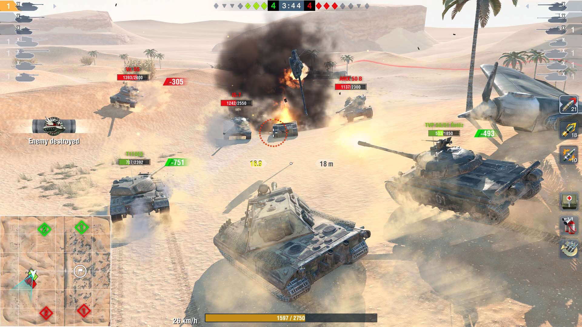 Screenshot for World of Tanks: Blitz