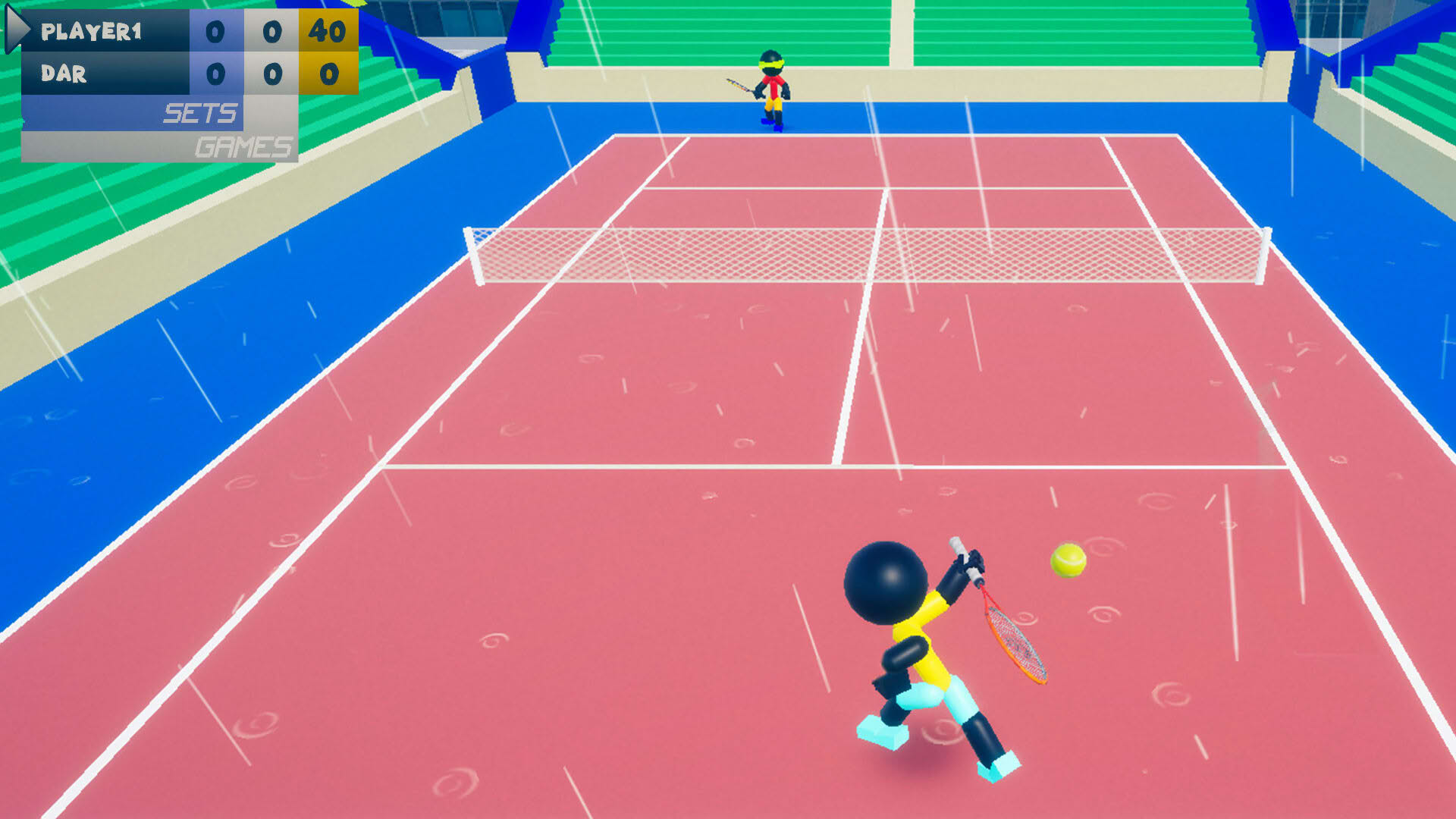 Screenshot for Stickman 3D Tennis: Deluxe