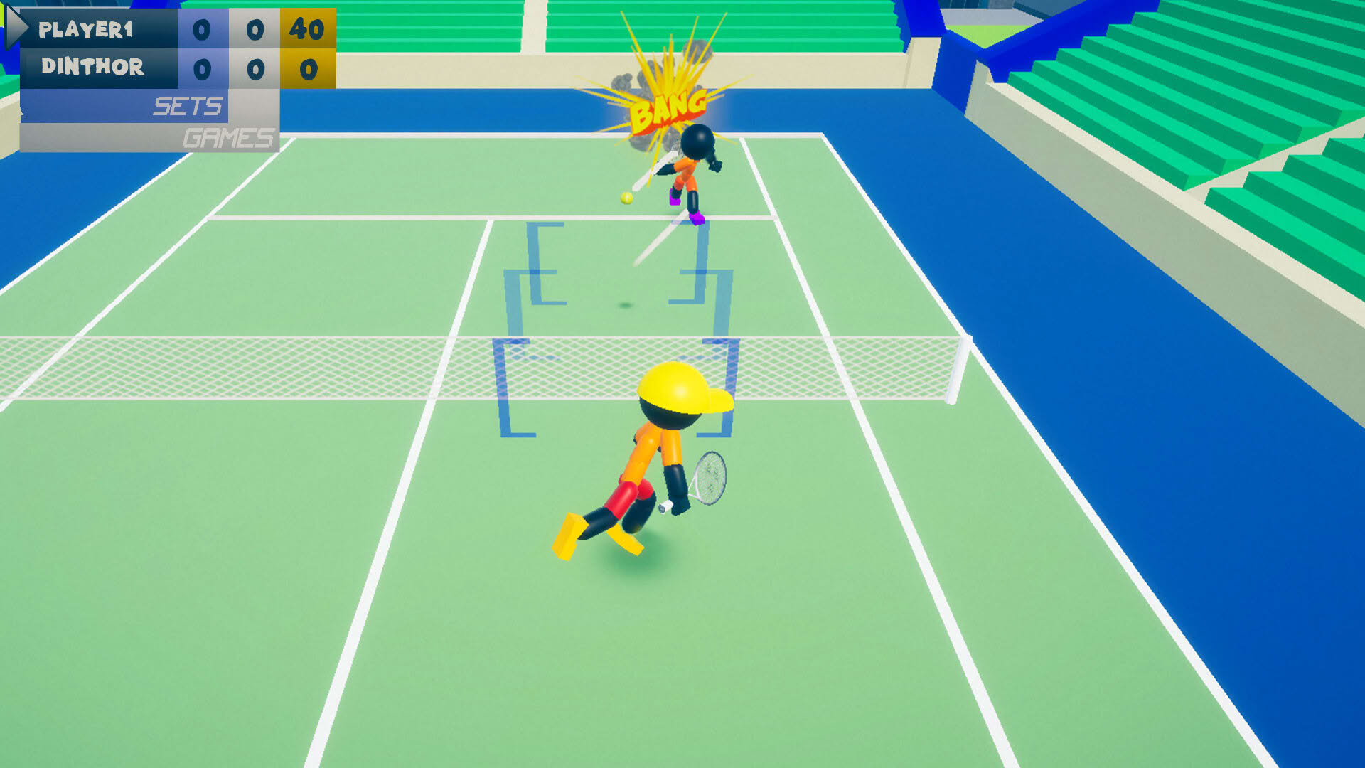 Screenshot for Stickman 3D Tennis: Deluxe
