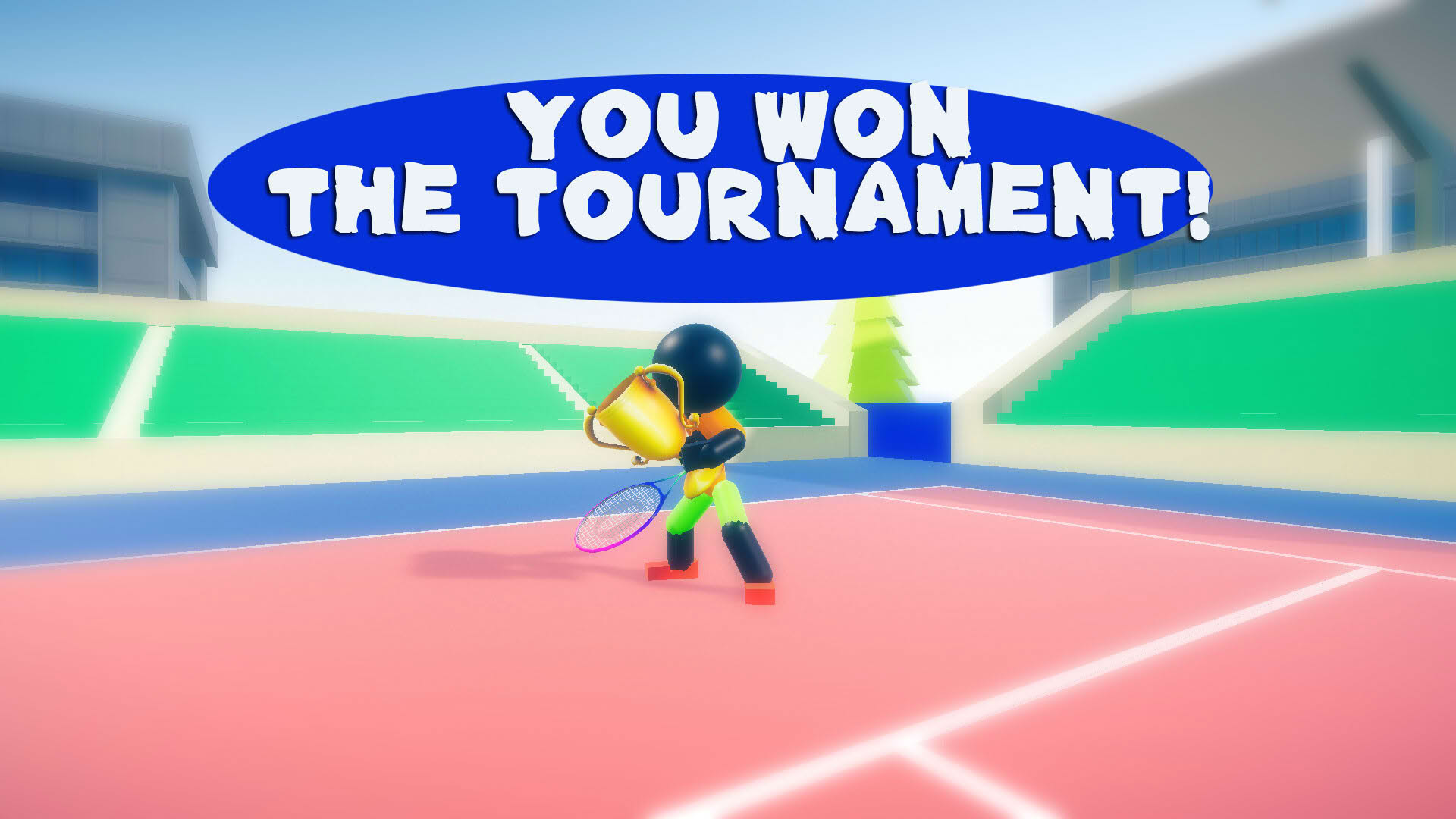 Screenshot for Stickman 3D Tennis: Deluxe