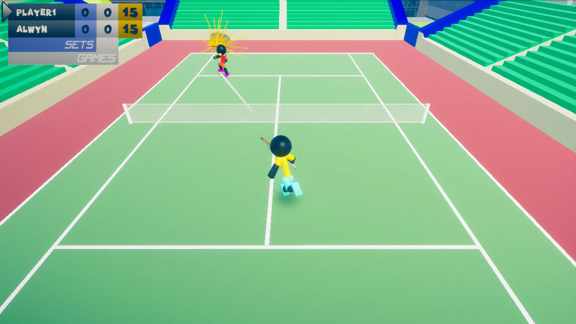 Screenshot for Stickman 3D Tennis: Deluxe