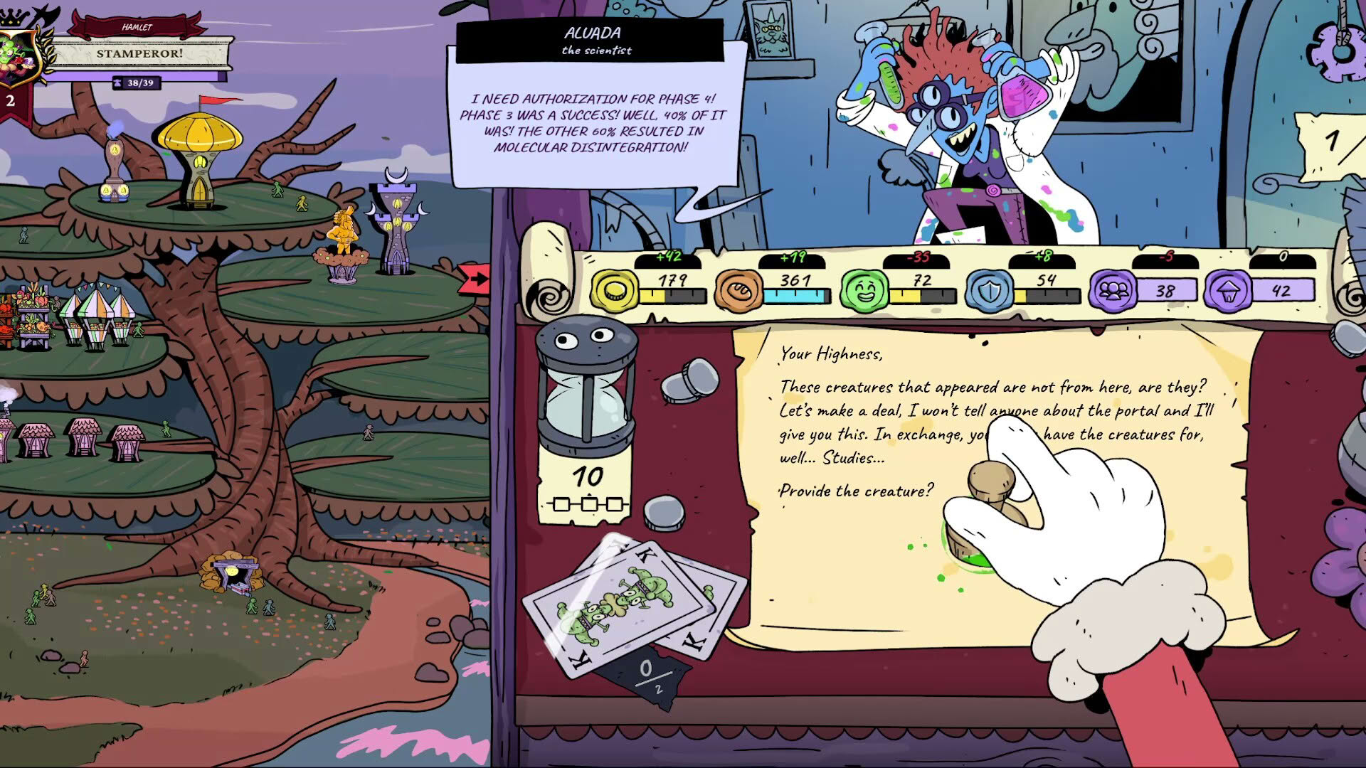 Screenshot for Stamperor! The Jester's Decree