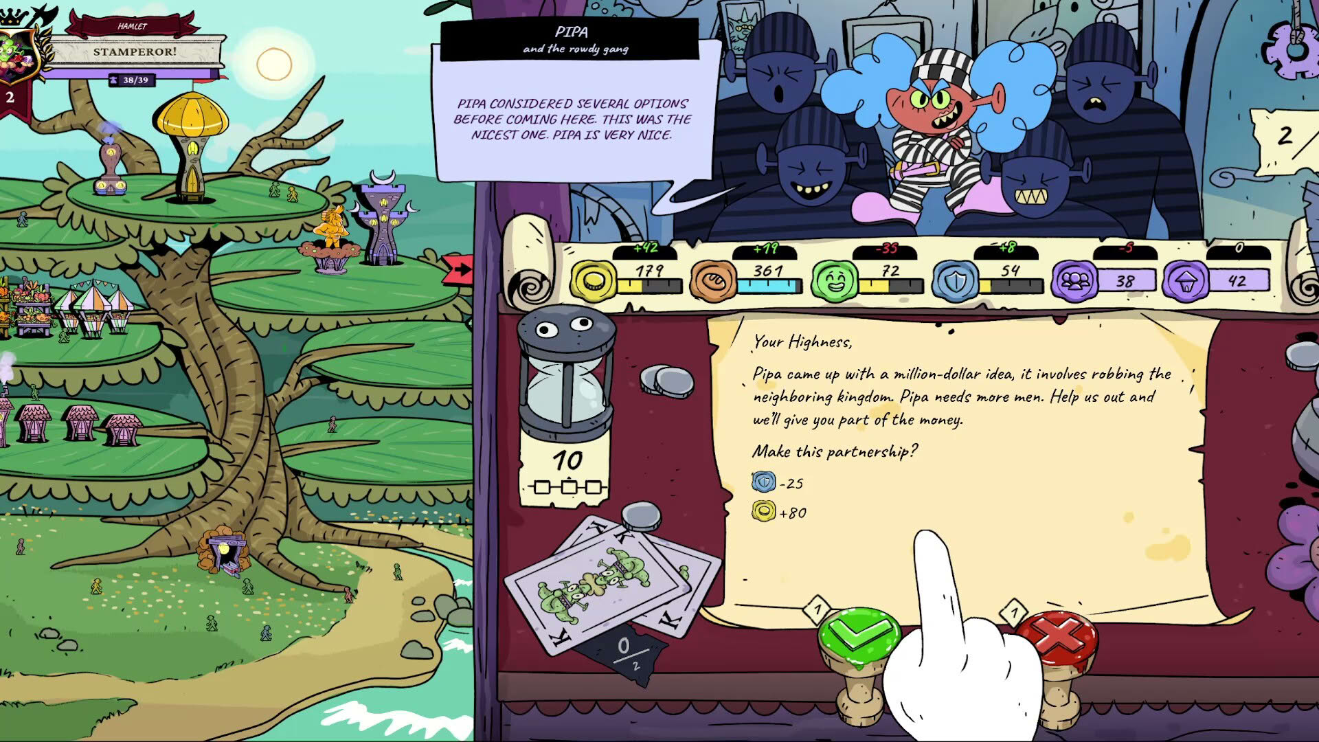 Screenshot for Stamperor! The Jester's Decree