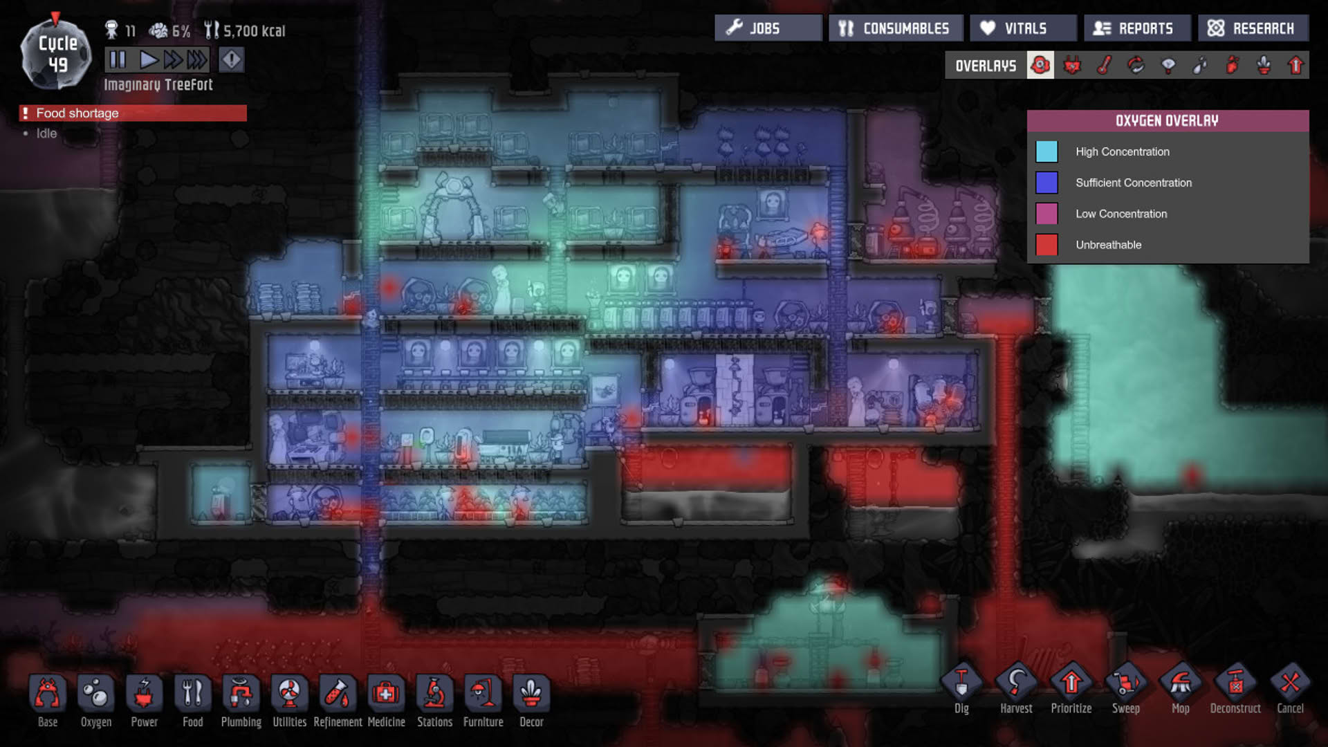 Screenshot for Oxygen Not Included