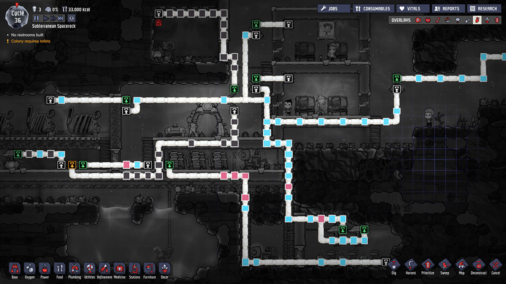 Screenshot for Oxygen Not Included