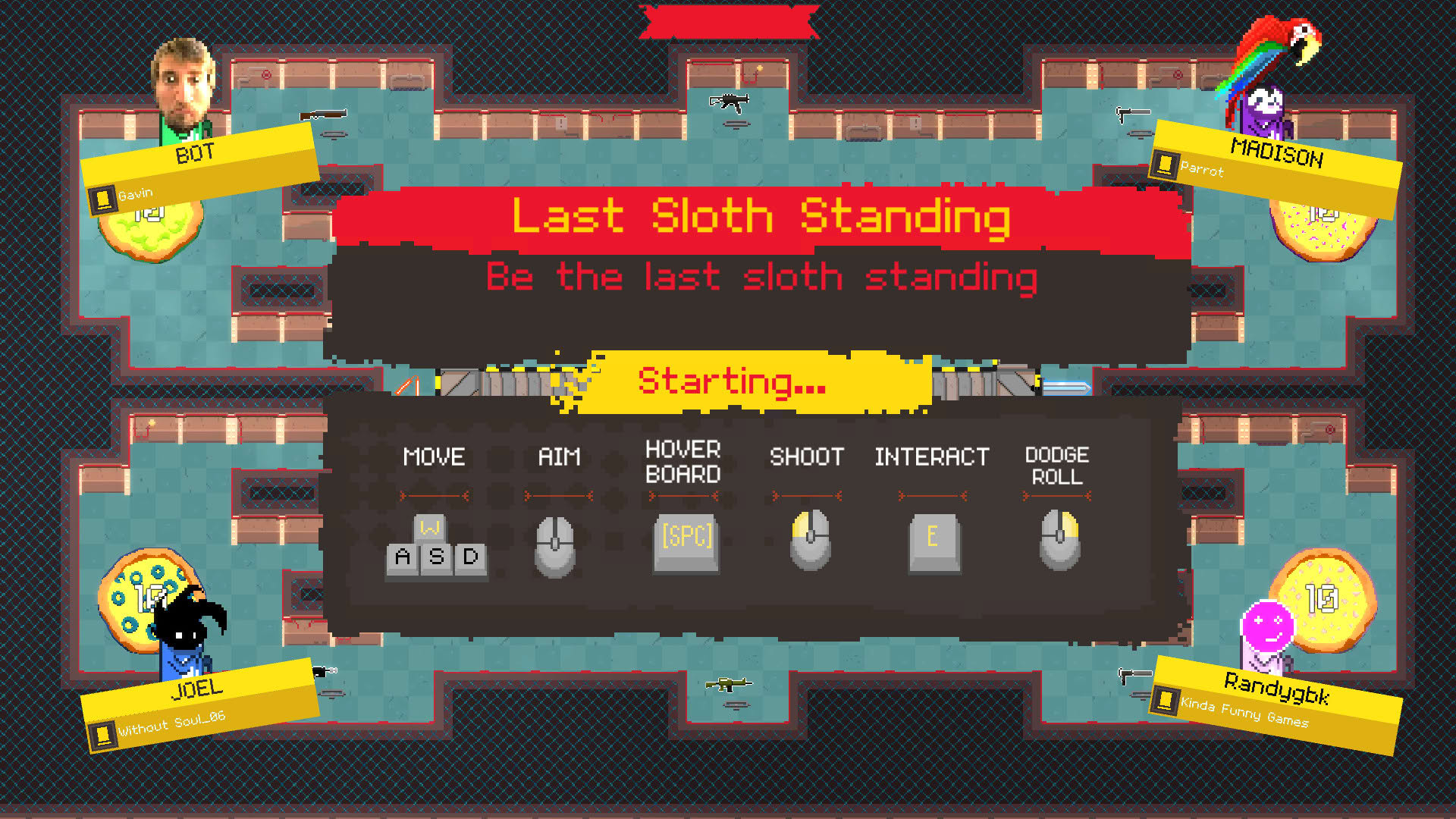 Screenshot for Battlesloths 2025: The Great Pizza Wars