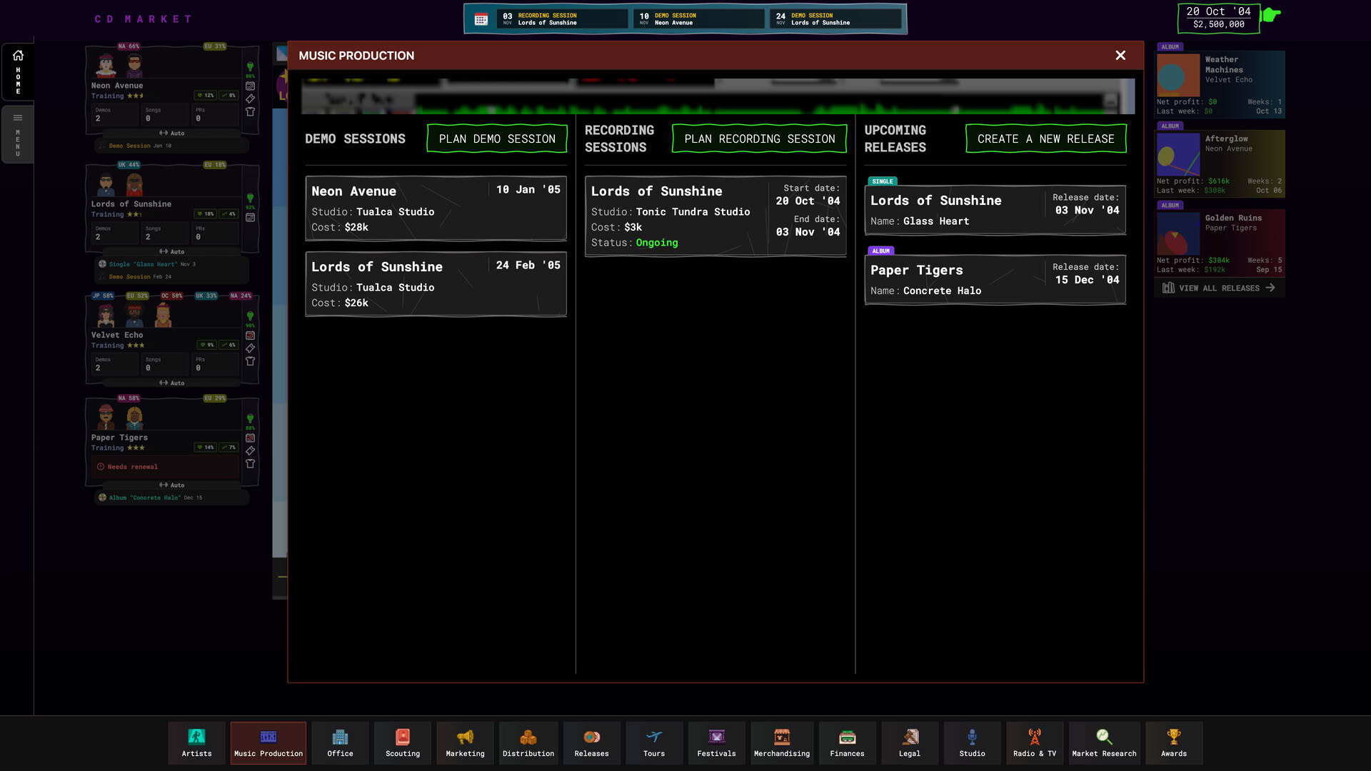 Screenshot for CD Market