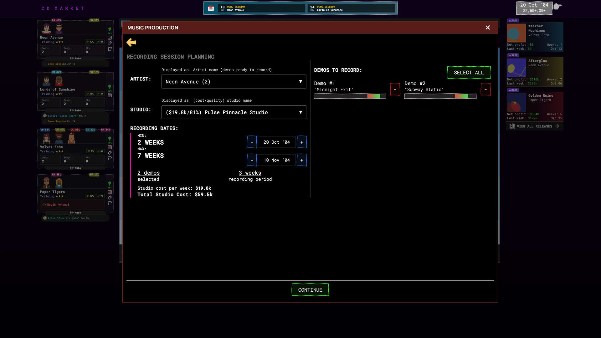 Screenshot for CD Market