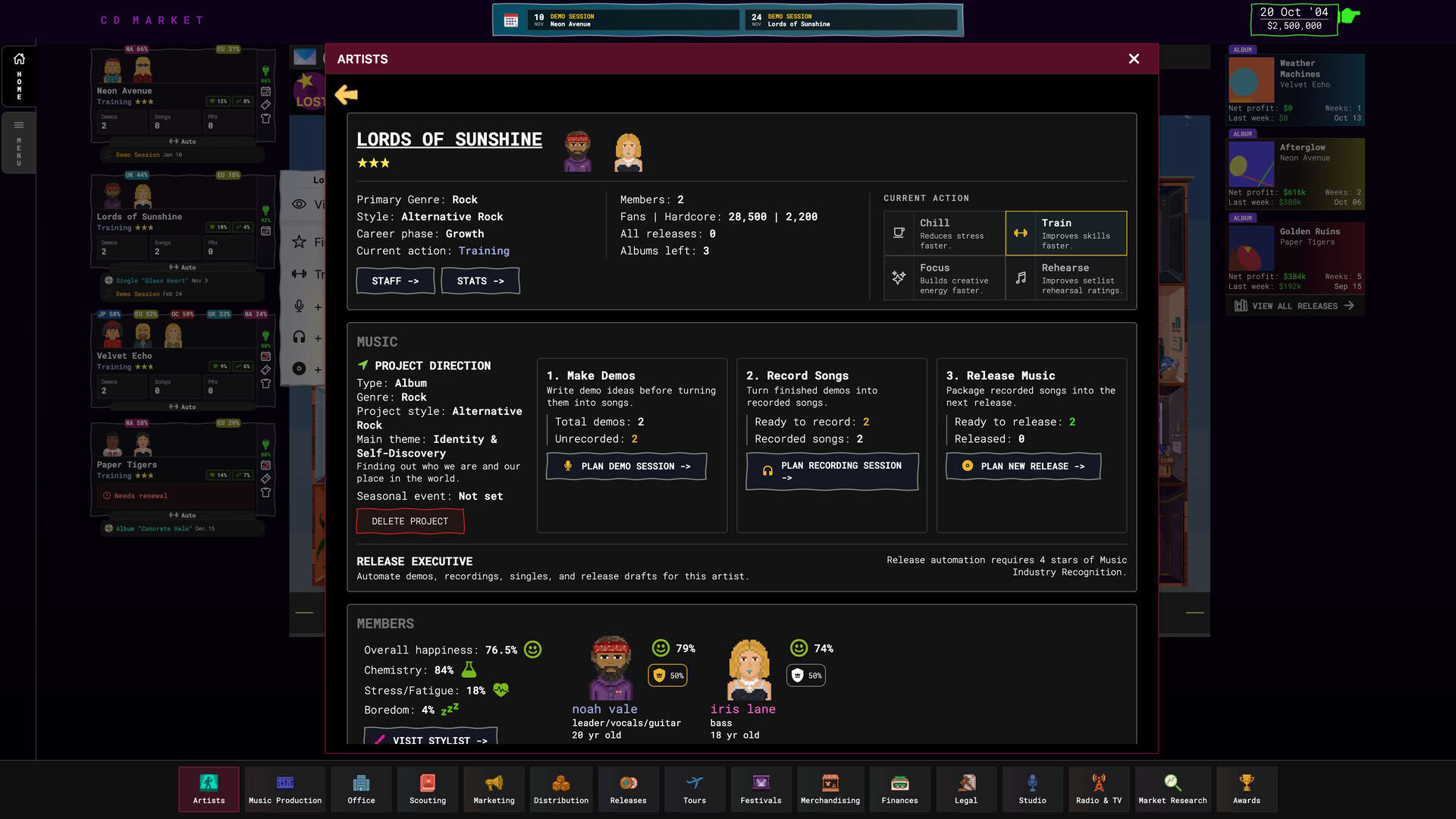 Screenshot for CD Market