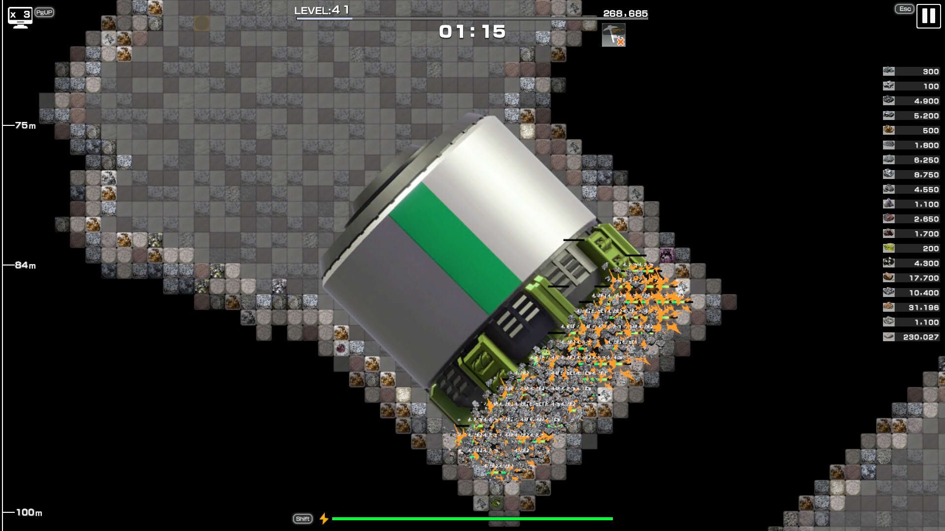 Screenshot for Minerals: Deep Core Mining
